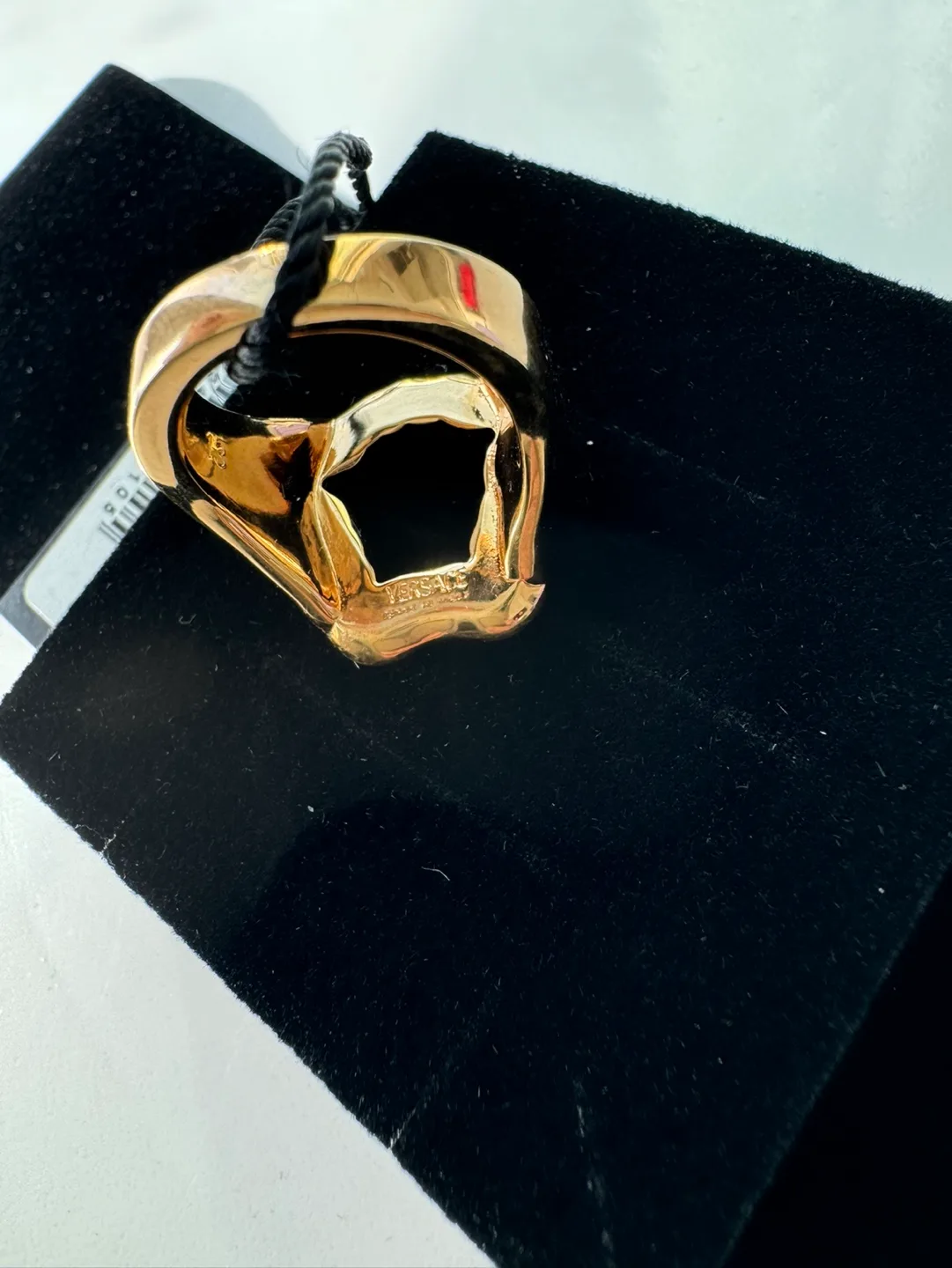 Versace Gold-tone Medusa Ring image indicator(3)