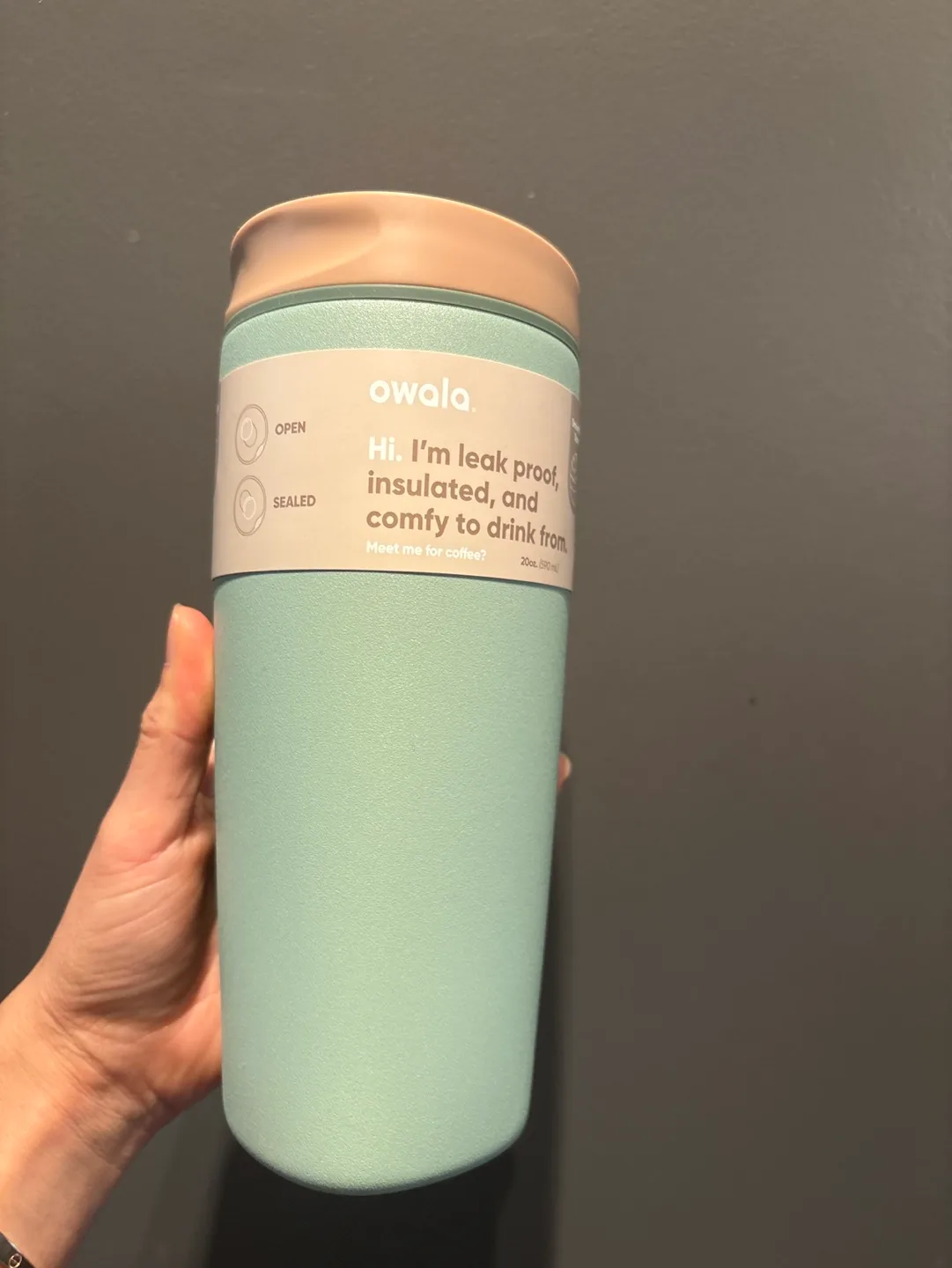 Owala FreeSip Insulated Tumbler - 20oz - Light Green image indicator(2)