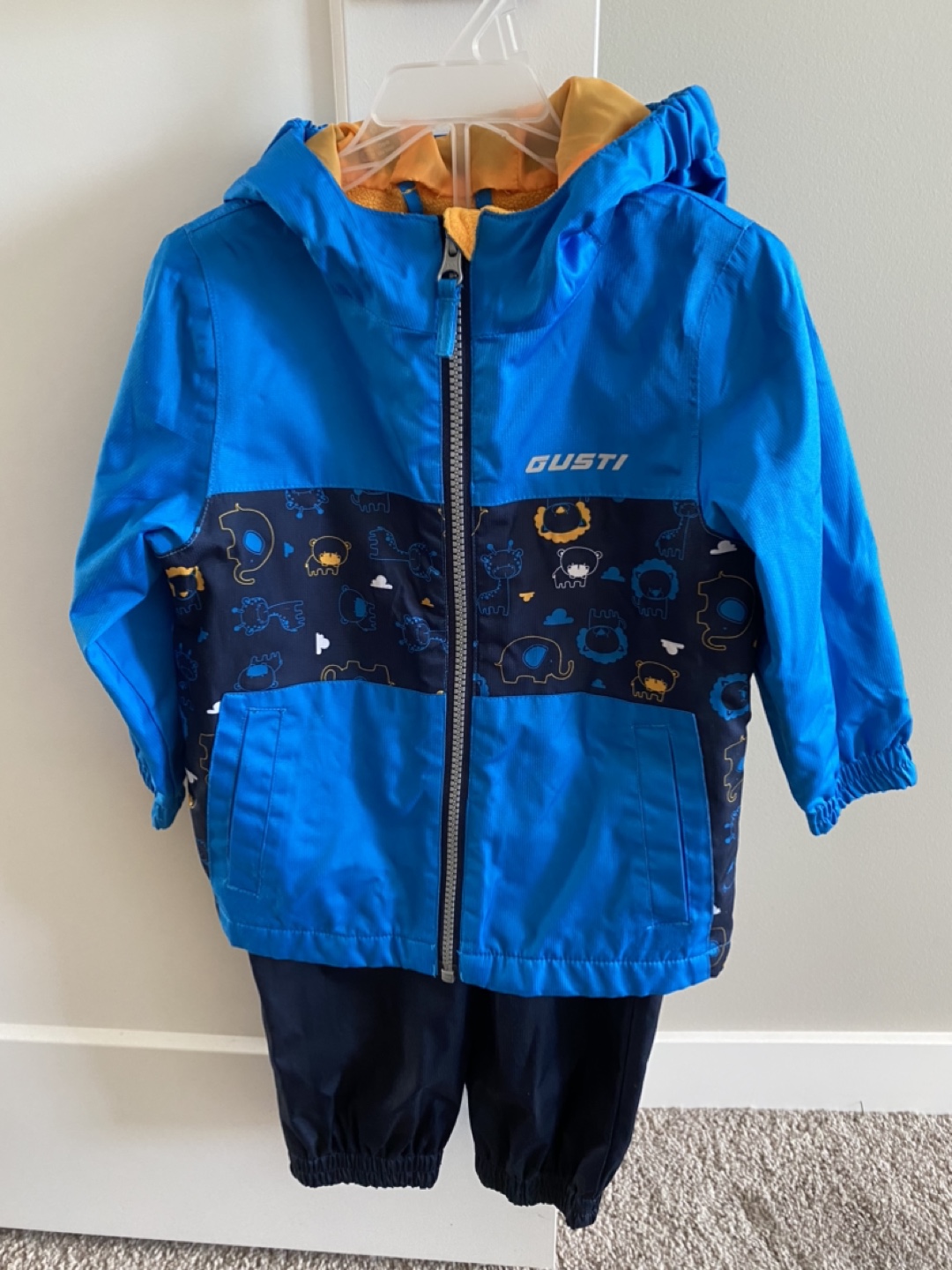 Gusti 3T Toddler Spring/Fall Suit - Blue & Navy