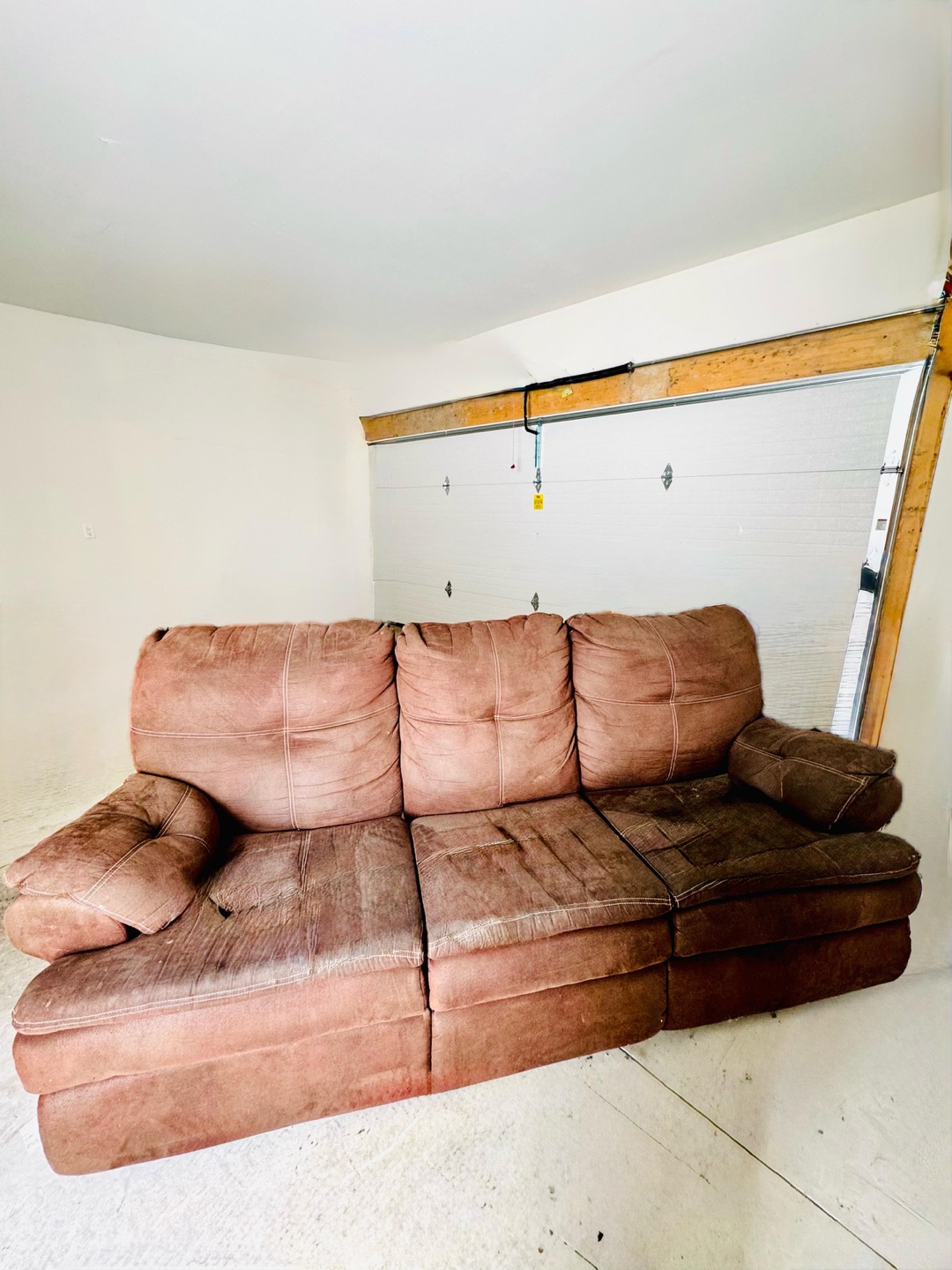 Brown Microfiber Sofa