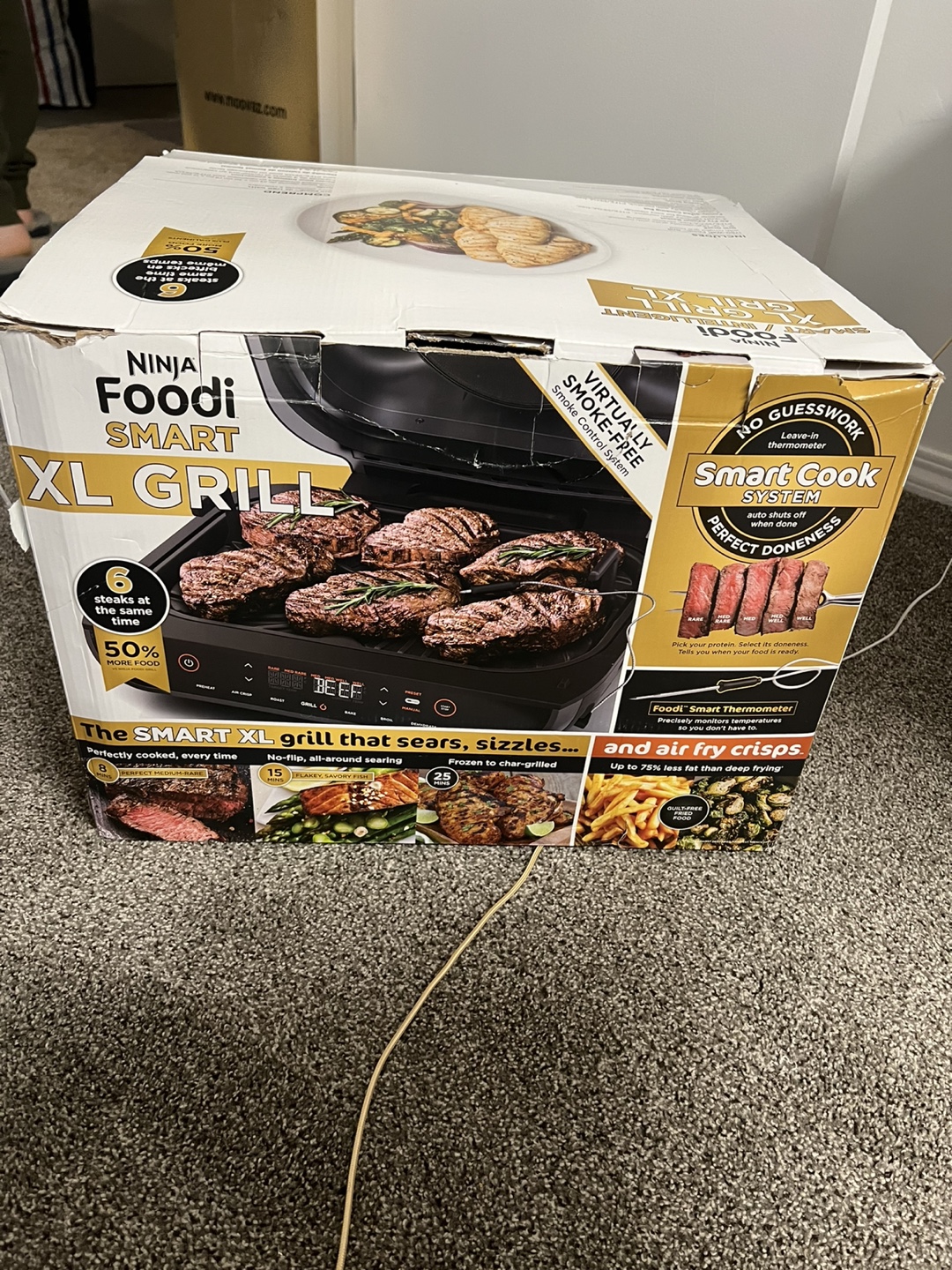 Ninja Foodi Smart XL Grill  used twice only clean