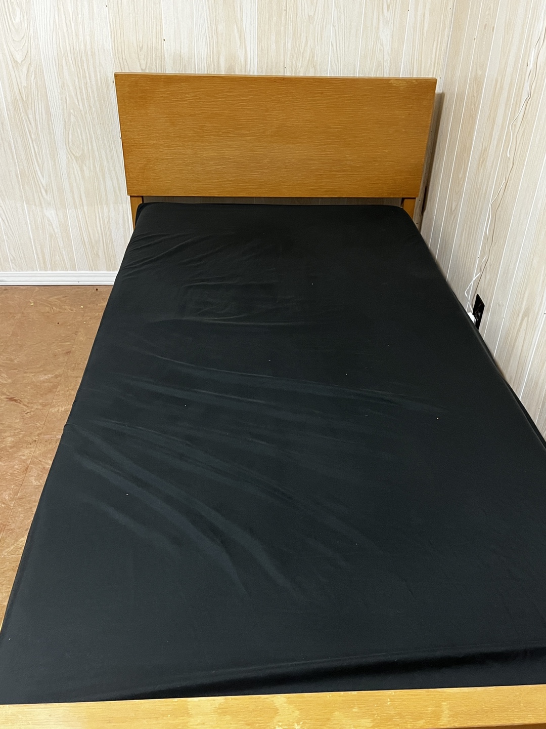 Single Bed Frame with Headboard with Mattress - photo 2
