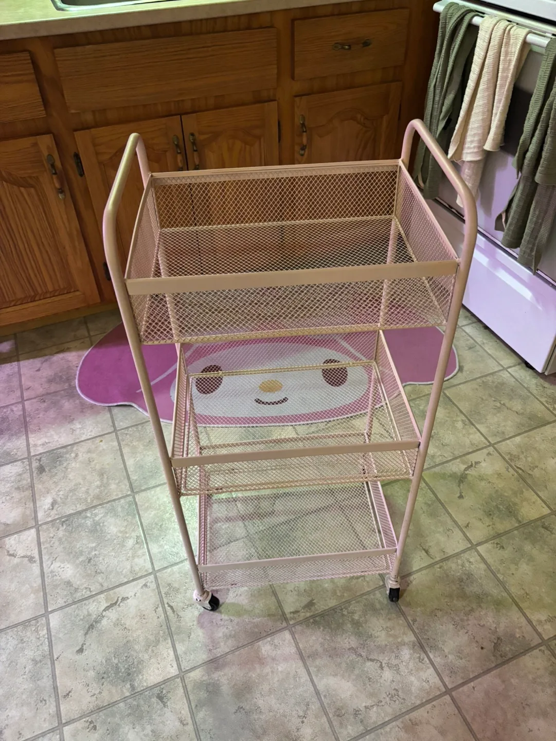 Three-Tier Rolling Cart Organizer thumbnail