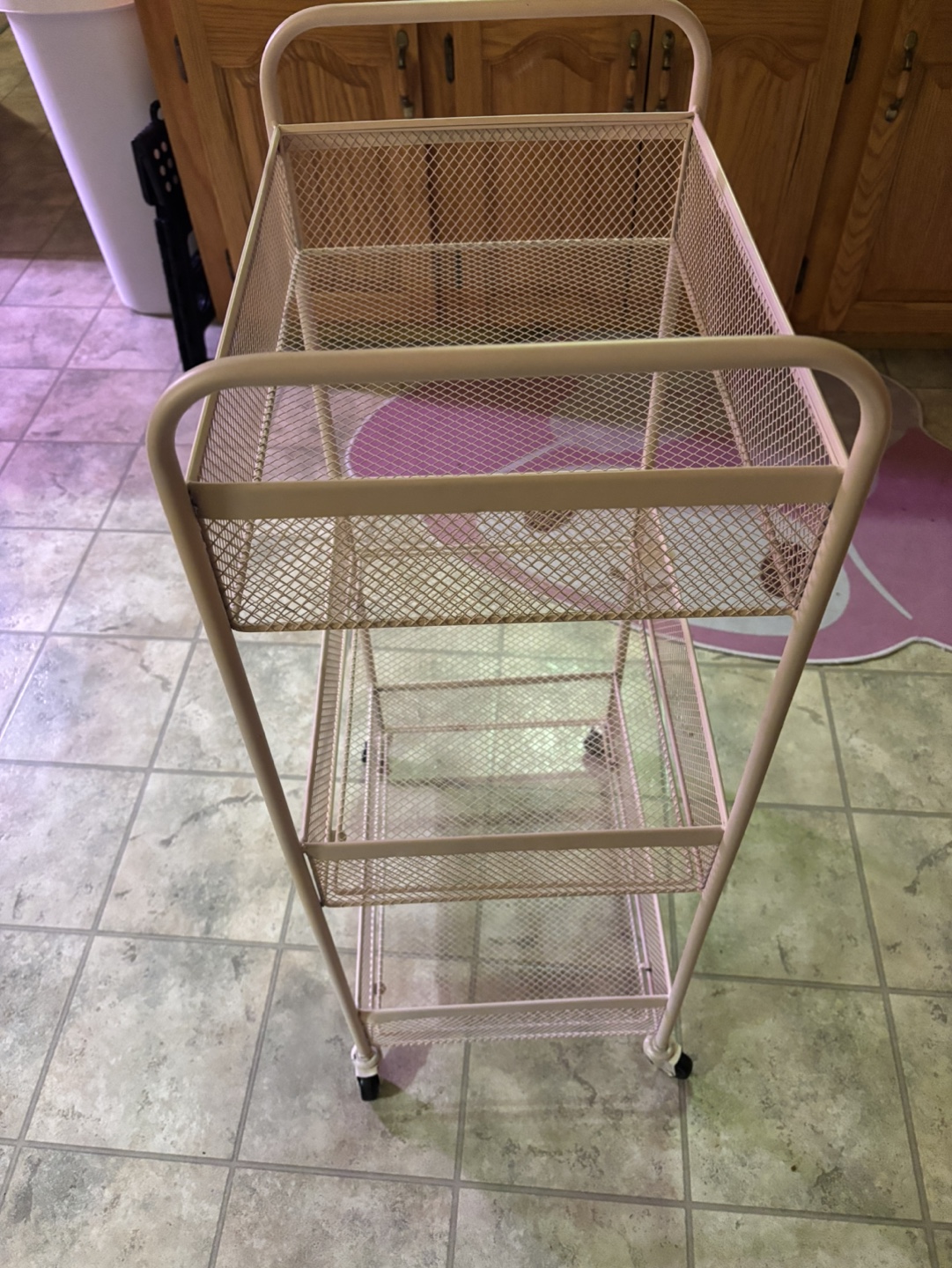 Three-Tier Rolling Cart Organizer - photo 3