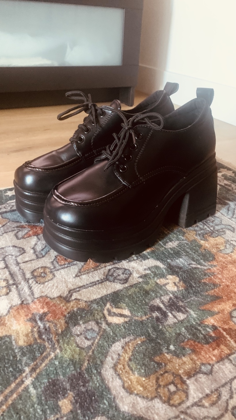 Black Platform Oxfords - photo 3