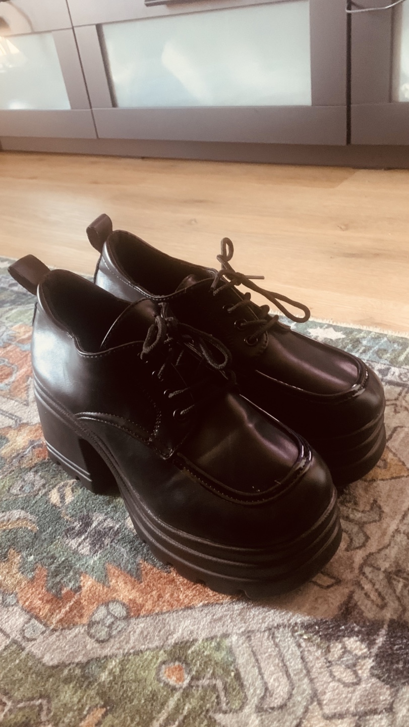 Black Platform Oxfords - photo 5