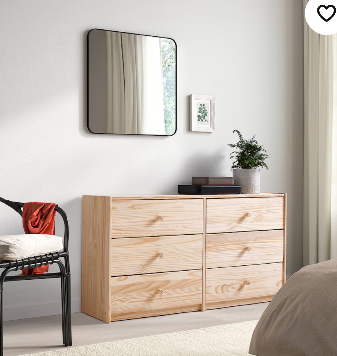IKEA  Pinewood 6-drawer Dresser - photo 4