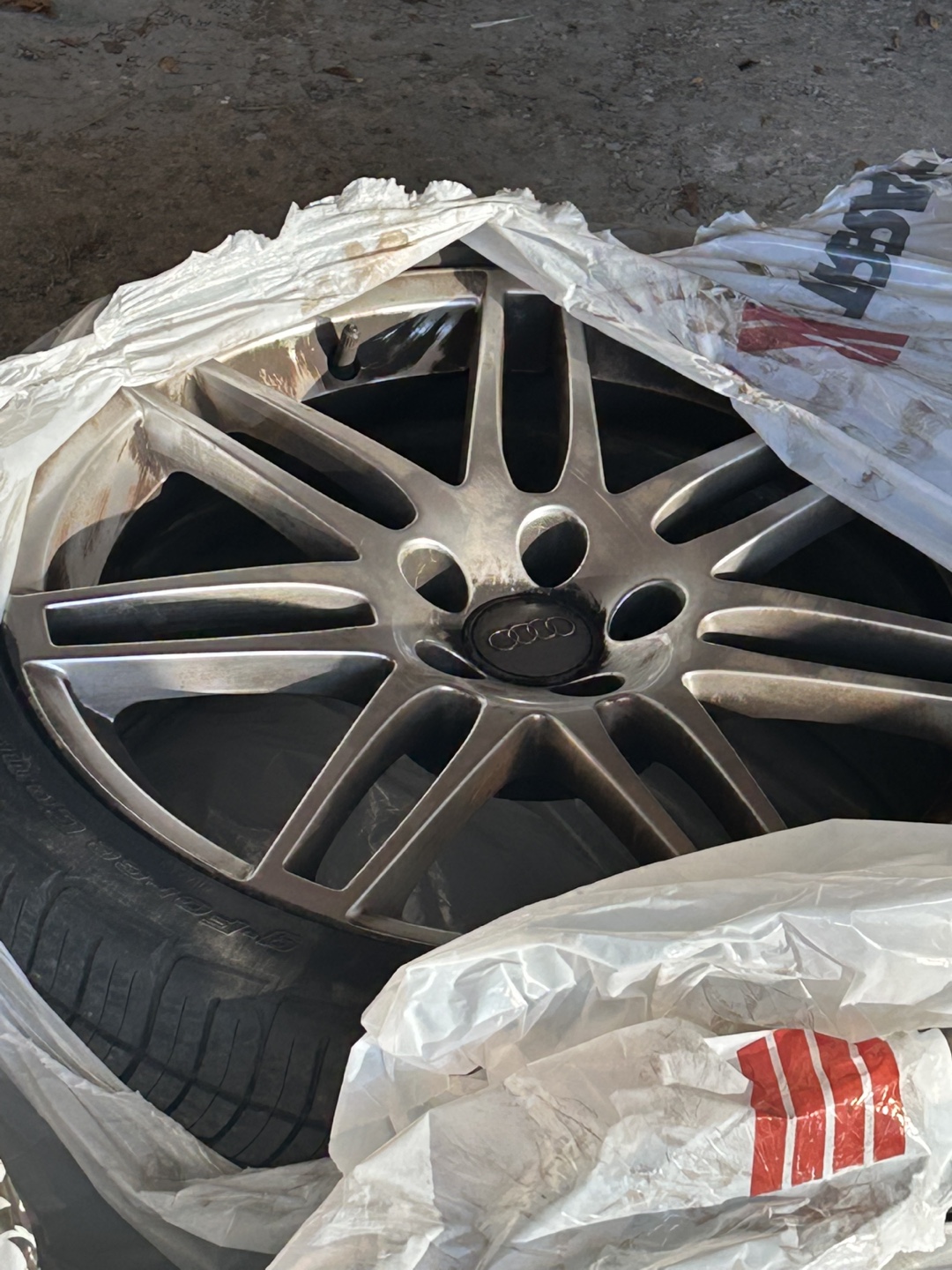Set of 4 Audi 19” Rims with all season tires - photo 3