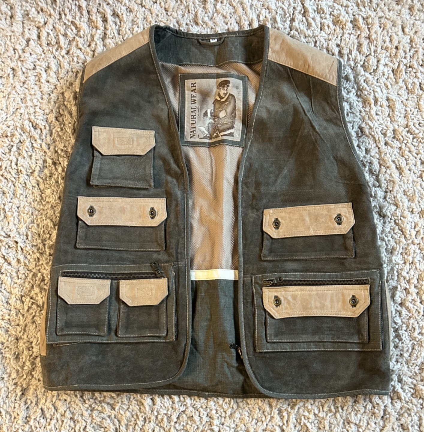 Men's Natural Wear Utility Vest - Size XL - photo 2