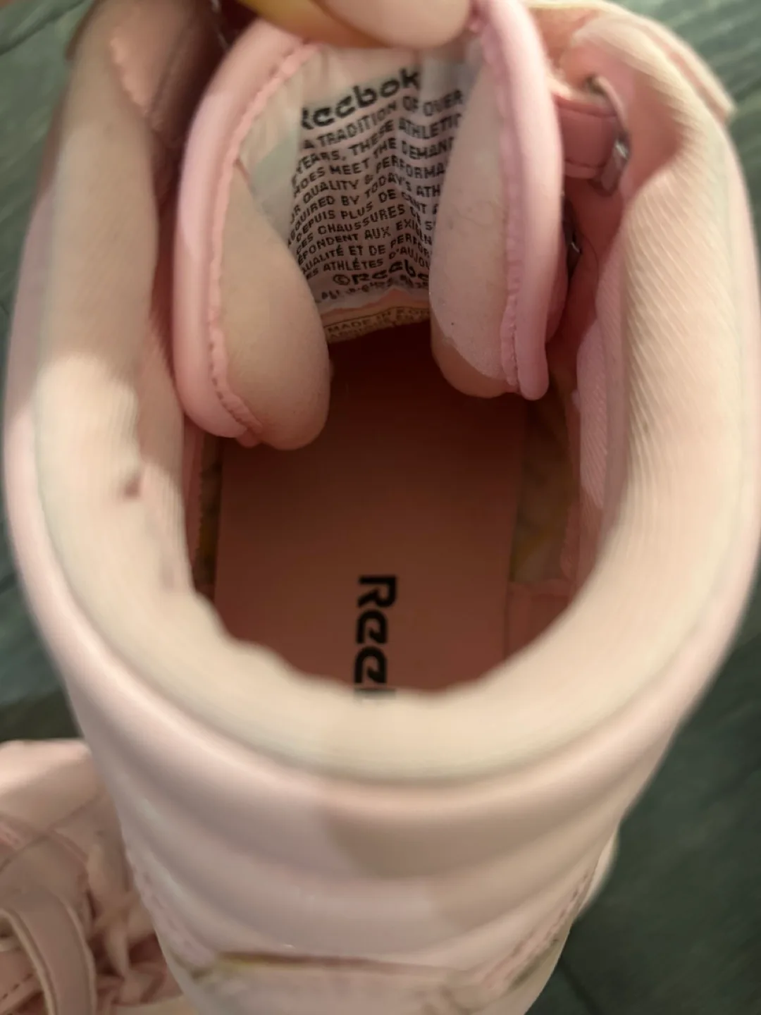 (Limited Edition) Pink Reebok Classic High Top Sneakers image indicator(3)