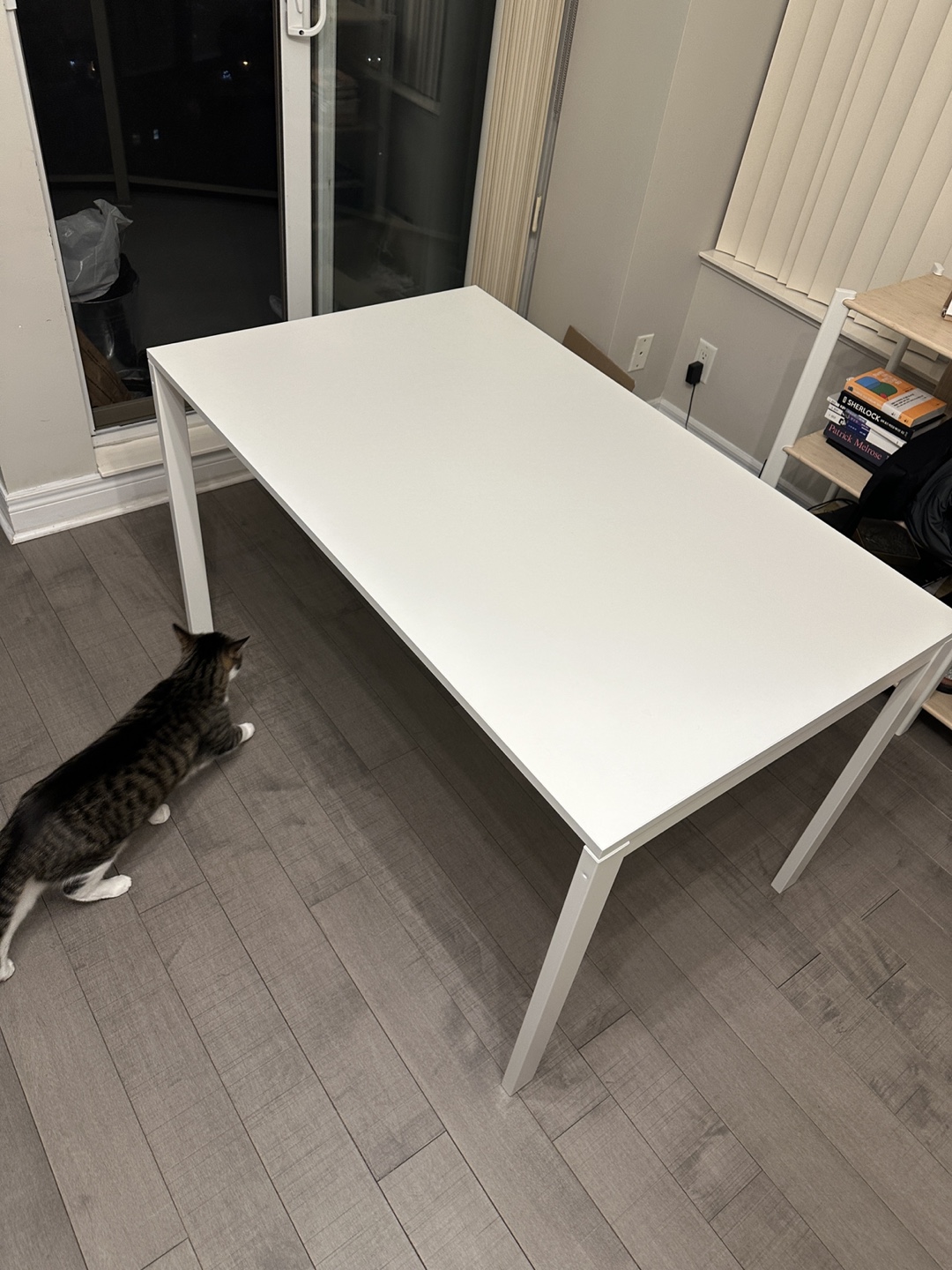 IKEA MELLTORP White Table - 4 Seater