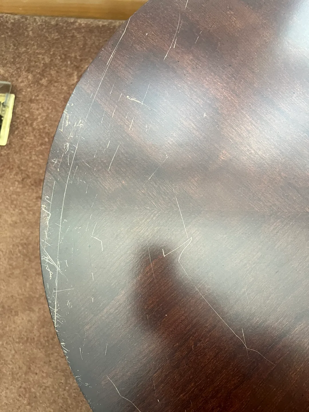 Oval large Wood Coffee Table image indicator(2)