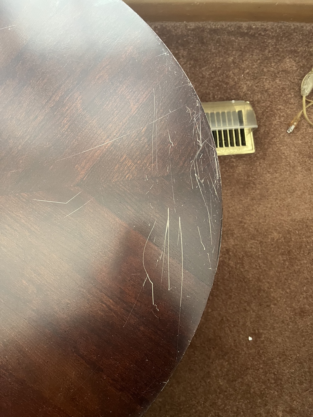 Oval large Wood Coffee Table - photo 3