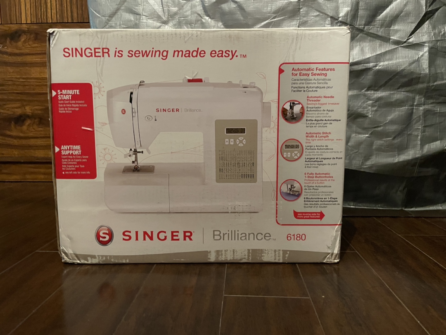 SINGER Brilliance 6180 Sewing Machine - New in Box - photo 2