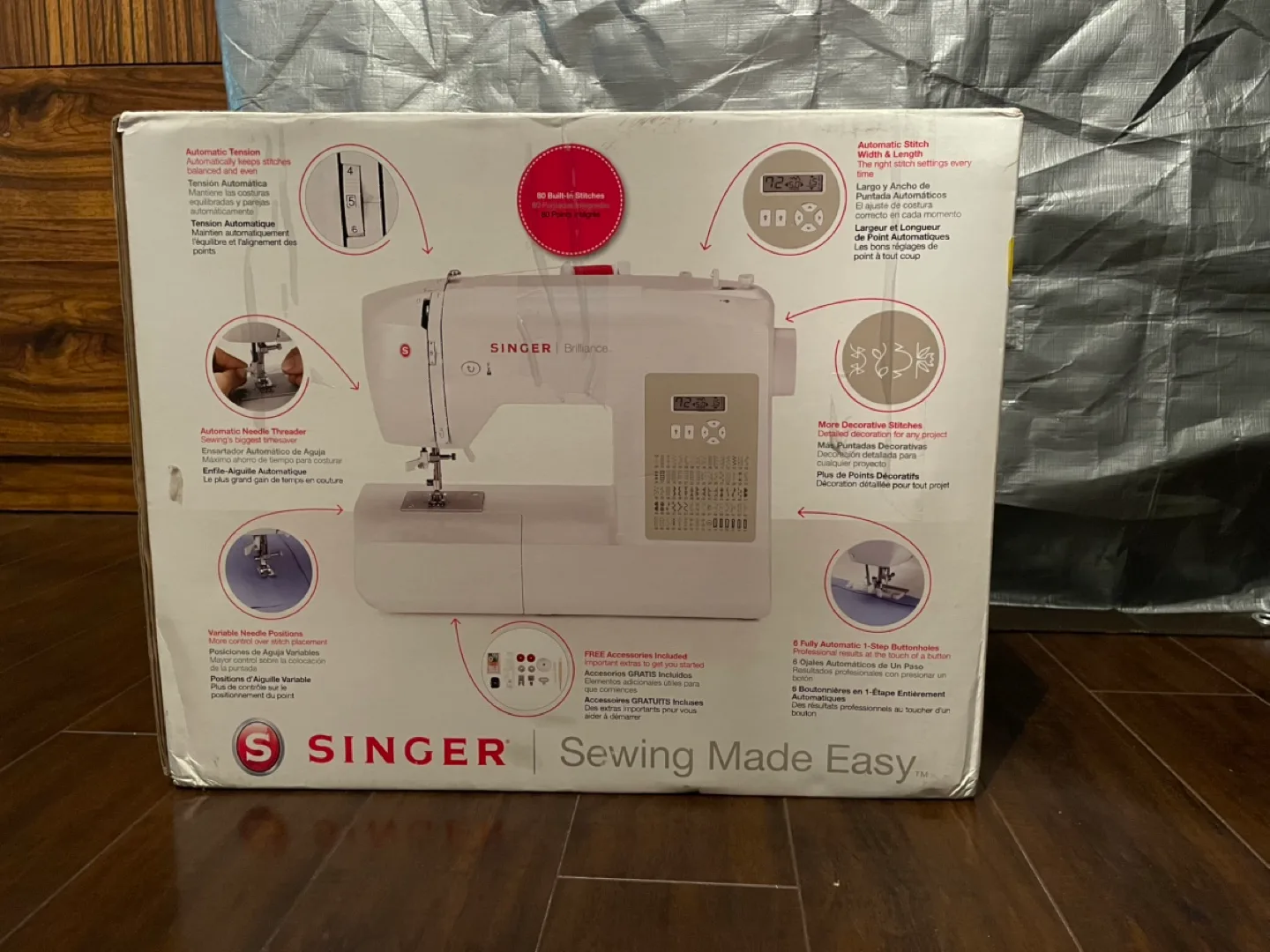 SINGER Brilliance 6180 Sewing Machine - New in Box image indicator(3)