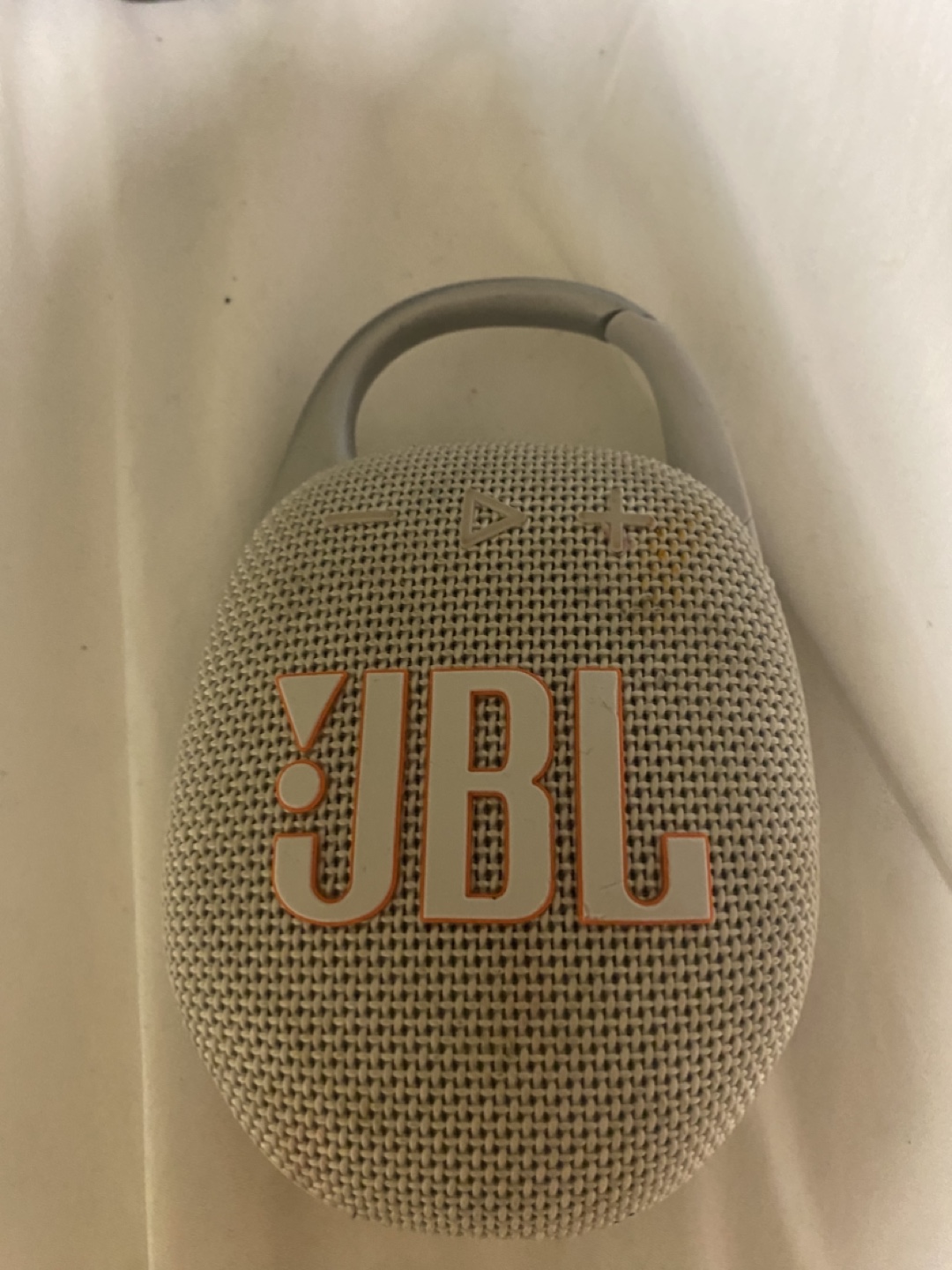 JBL Clip 5 Portable Bluetooth Speaker - Light Grey
