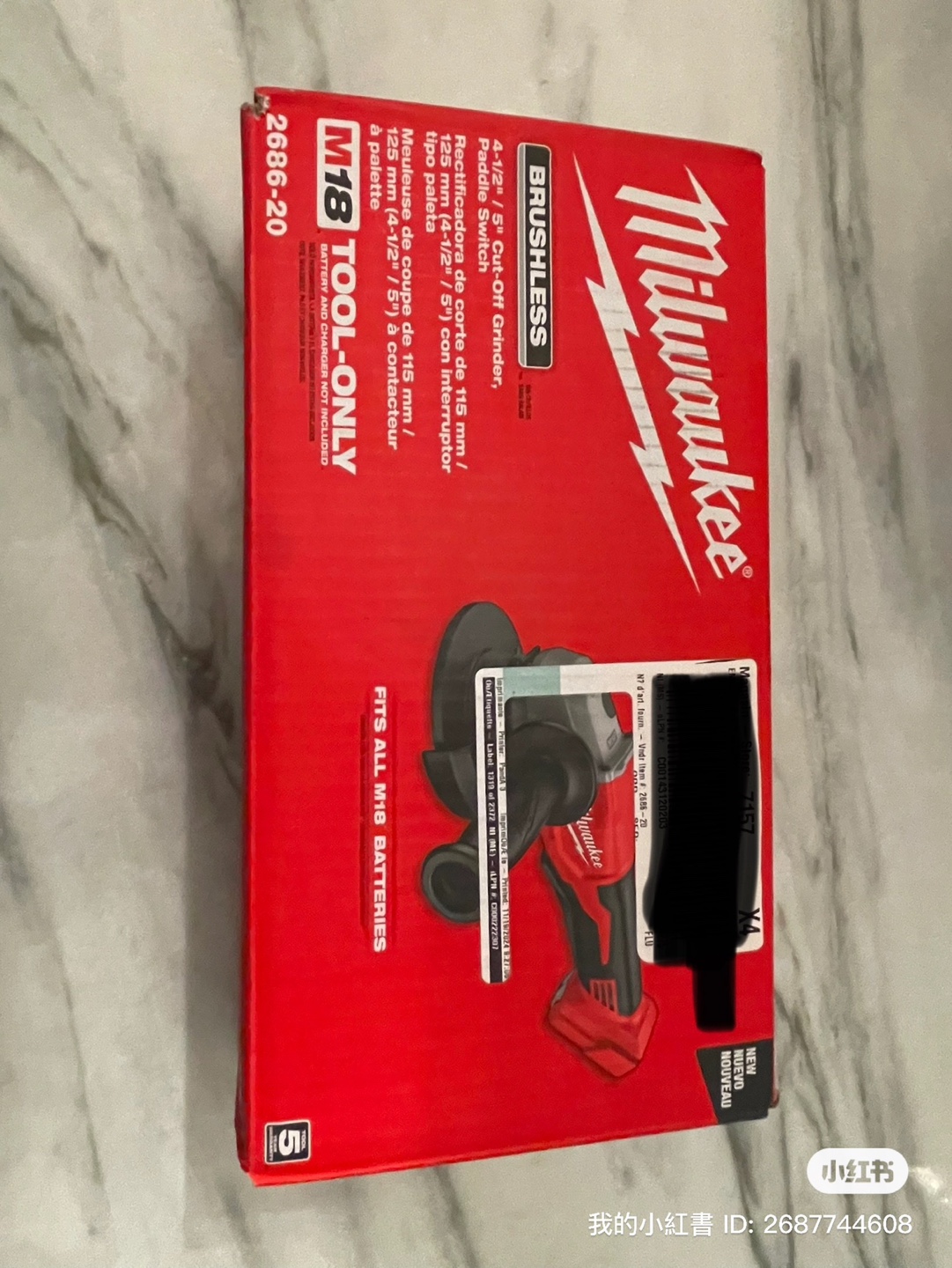 Milwaukee 2686-20 grinder m18