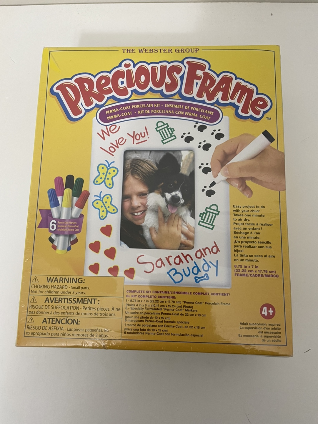 #freecycle Picture Frame-Porcelain Craft Kit