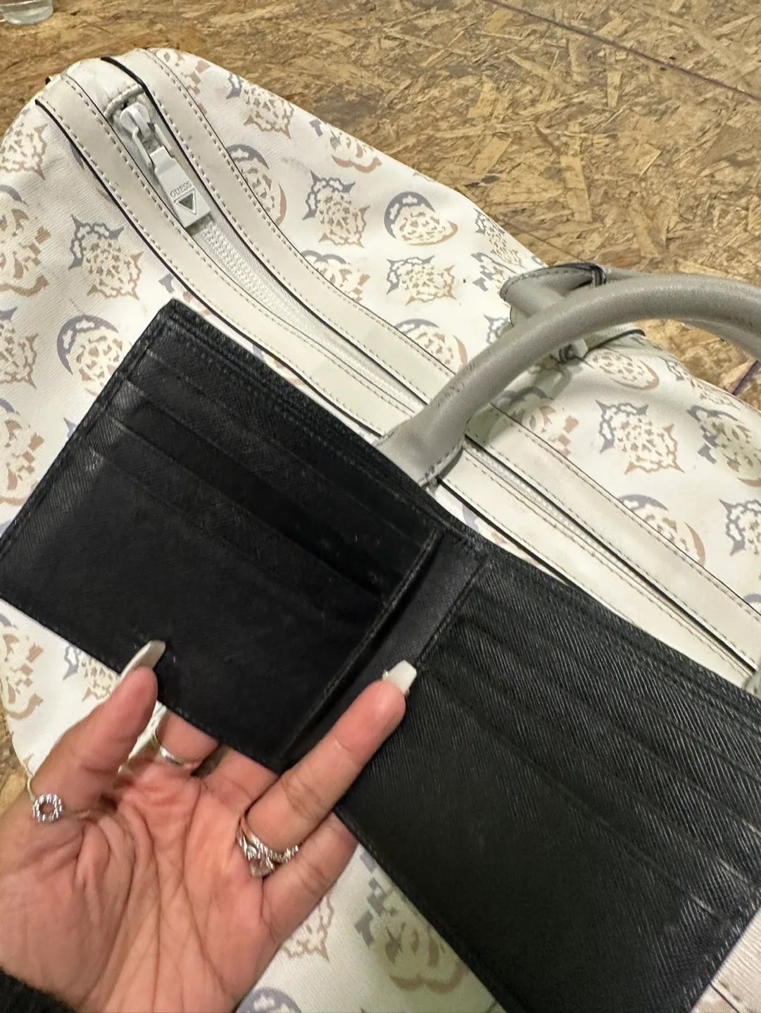 Prada Men's Black Leather Wallet image indicator(2)