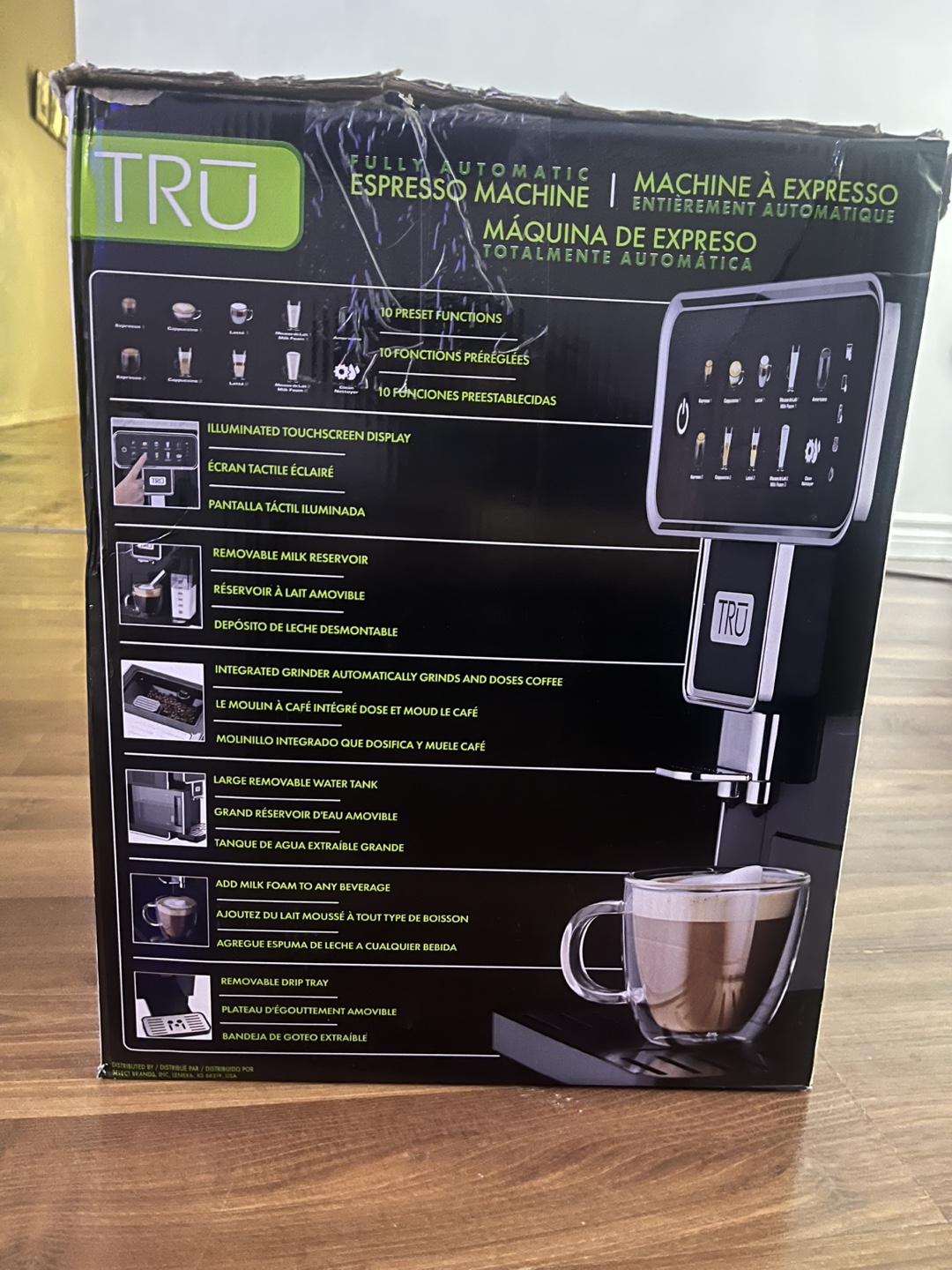 TRU Fully Automatic Espresso Machine - Brand New in Box