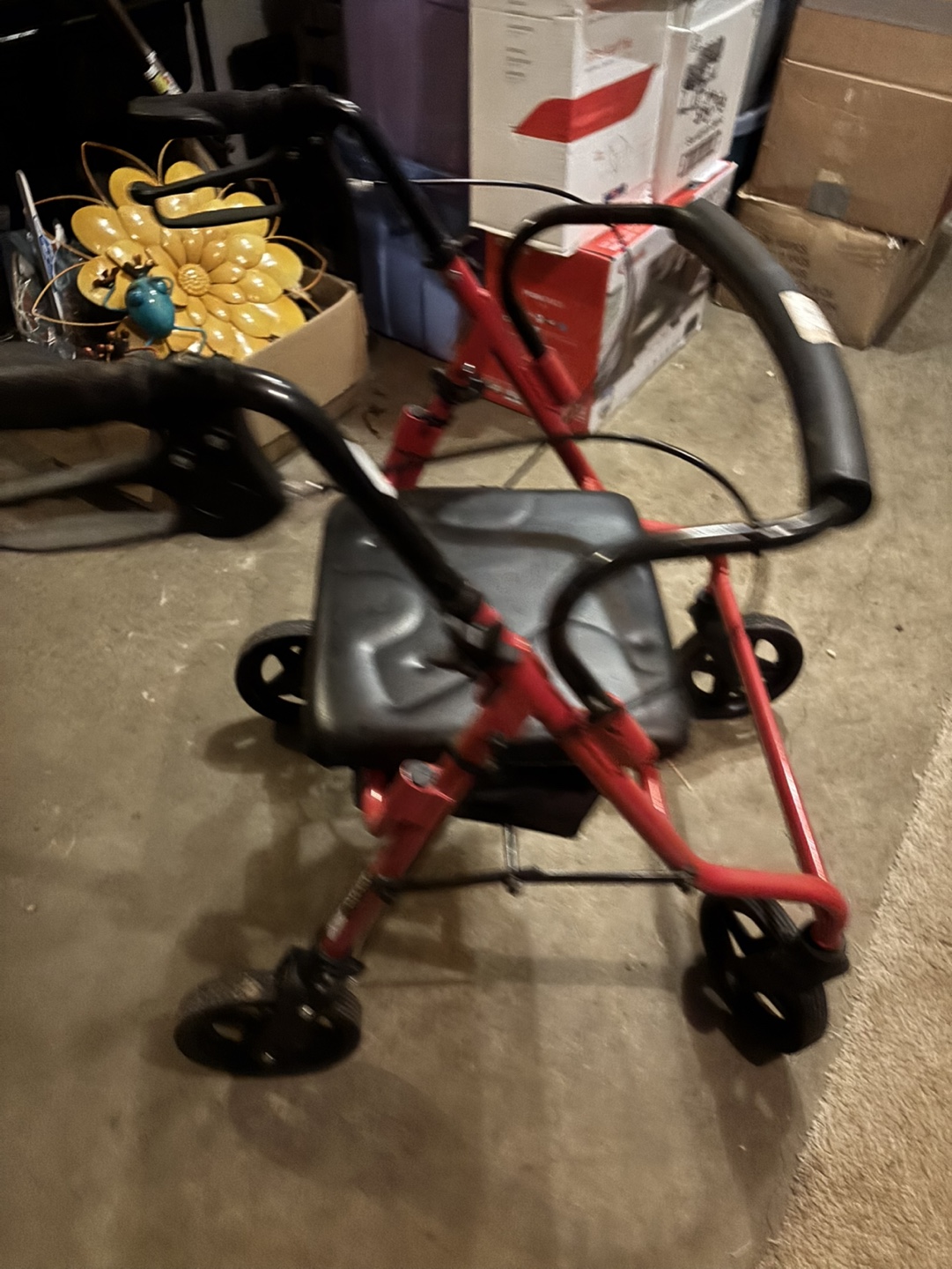 Ezee Life Rollator Walker with Seat and Basket - photo 3
