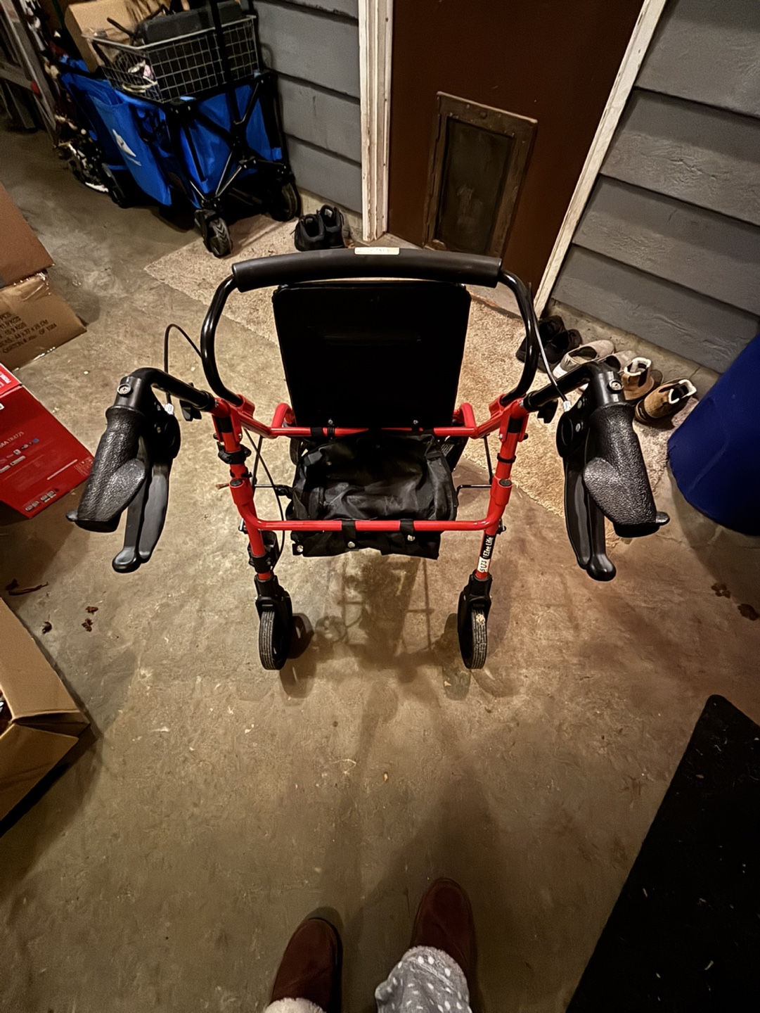 Ezee Life Rollator Walker with Seat and Basket - photo 4