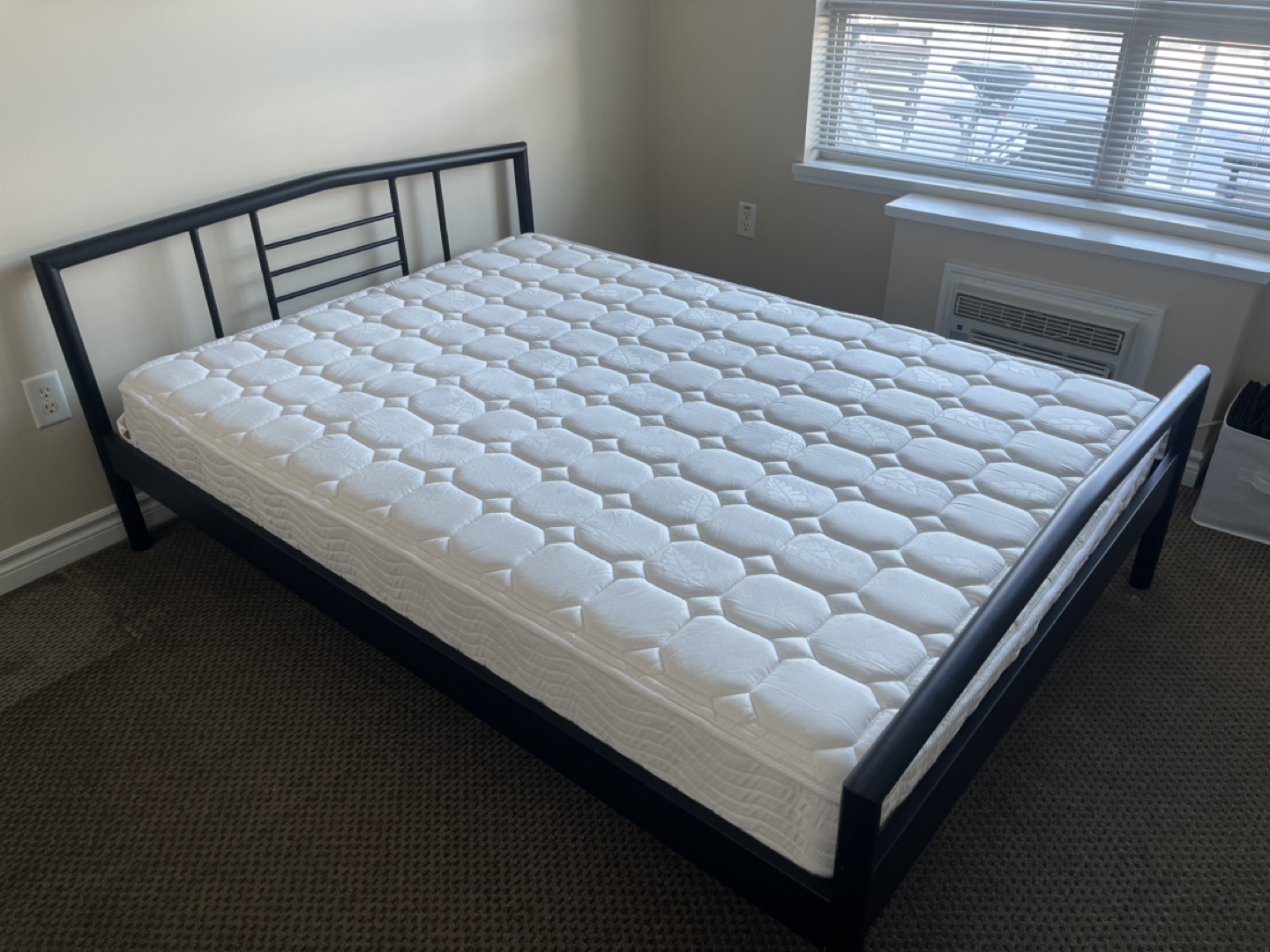 Double Metal Bed Frame with Mattress - photo 2