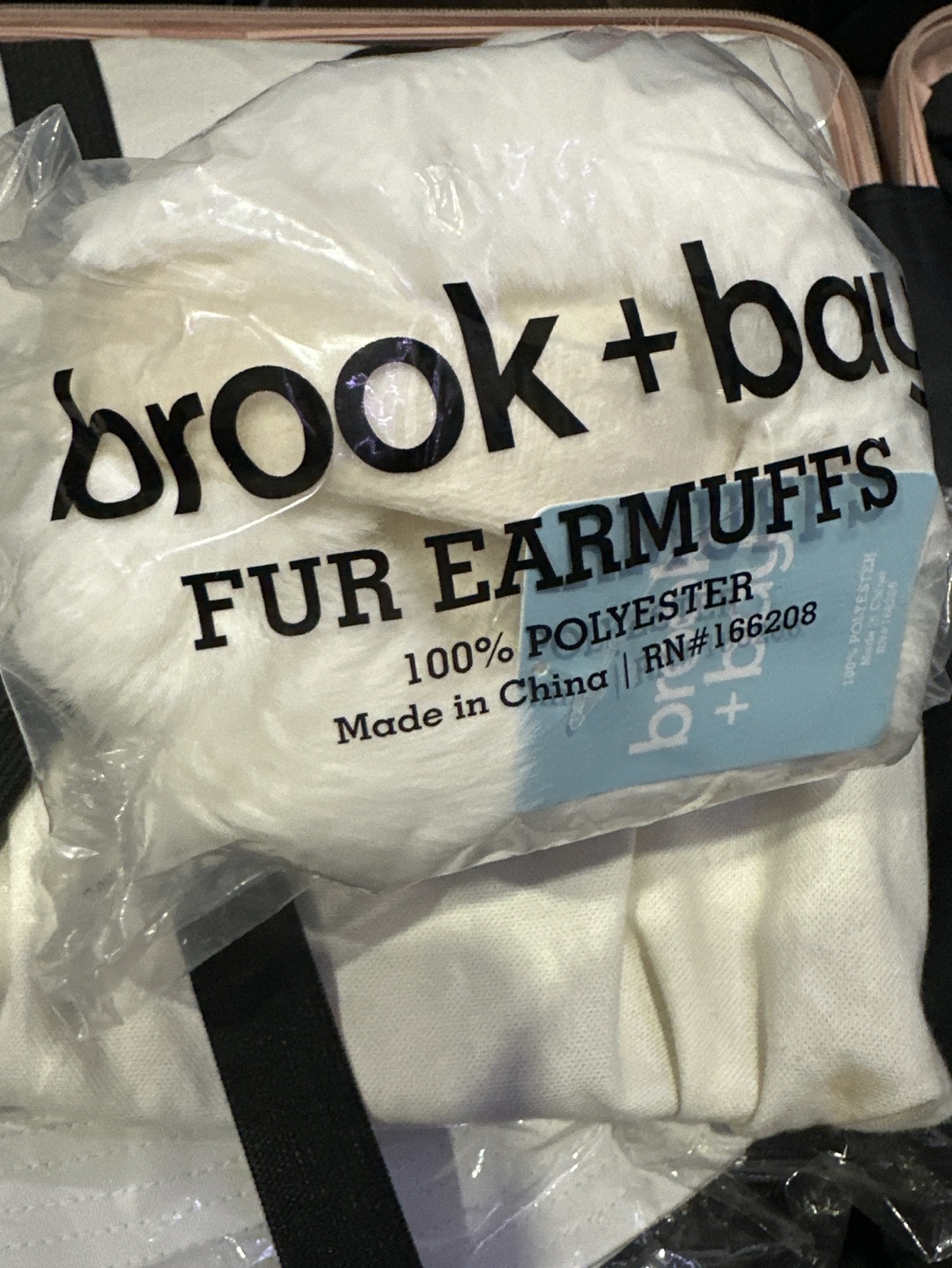 Brook + Bay Fur Earmuffs - White - photo 2