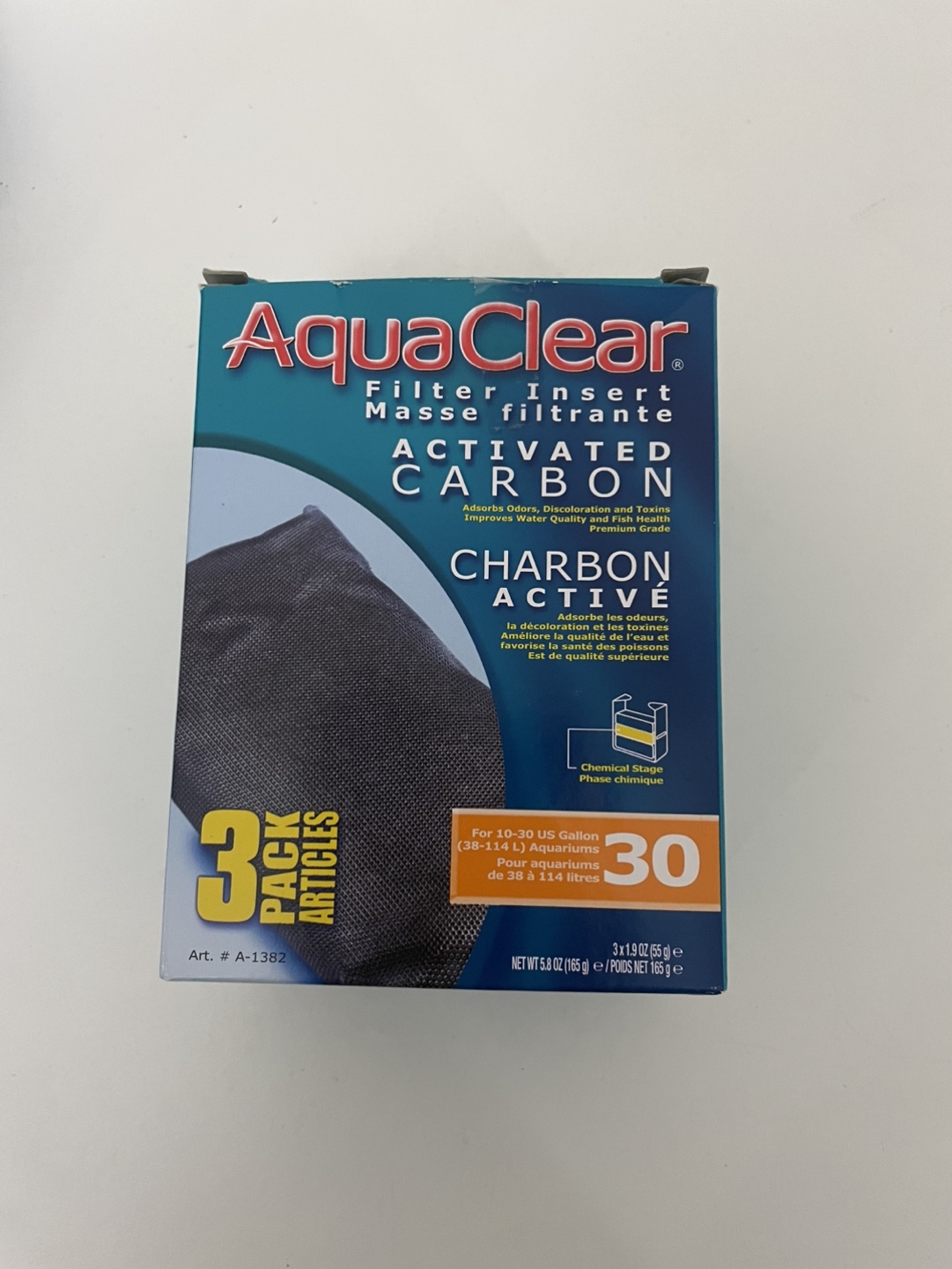 #freecycle AquaClear Activated Carbon Filter Inserts - 3 Pack