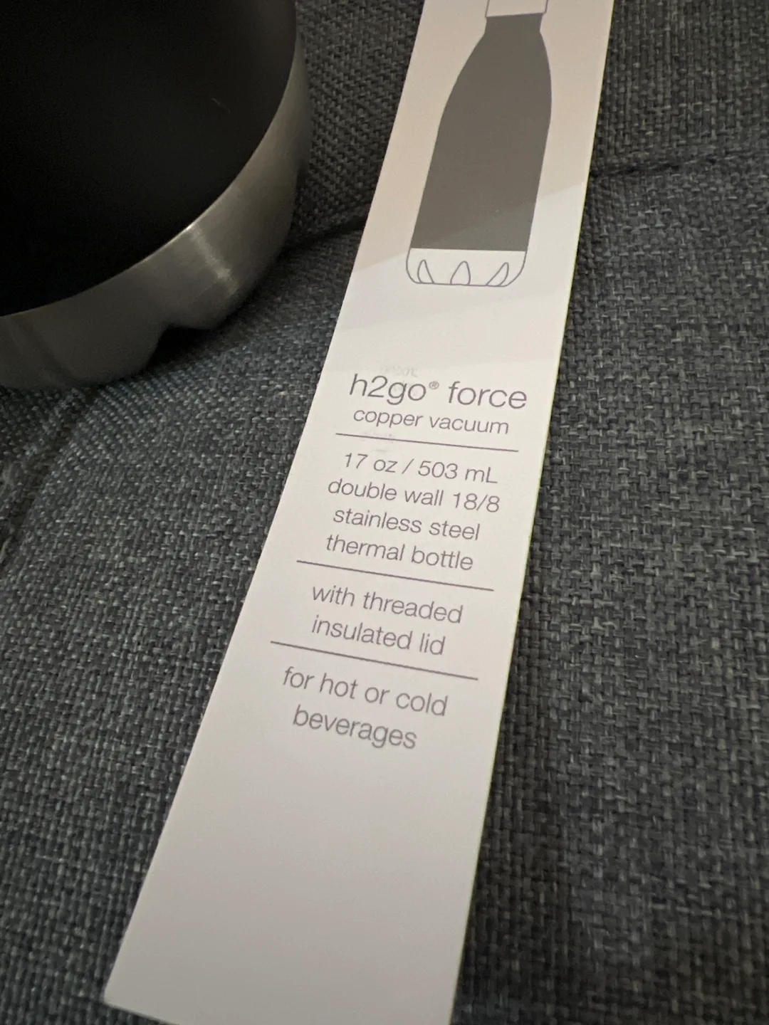 H2GO Double Wall Stainless Steel Vacuum Bottle image indicator(3)