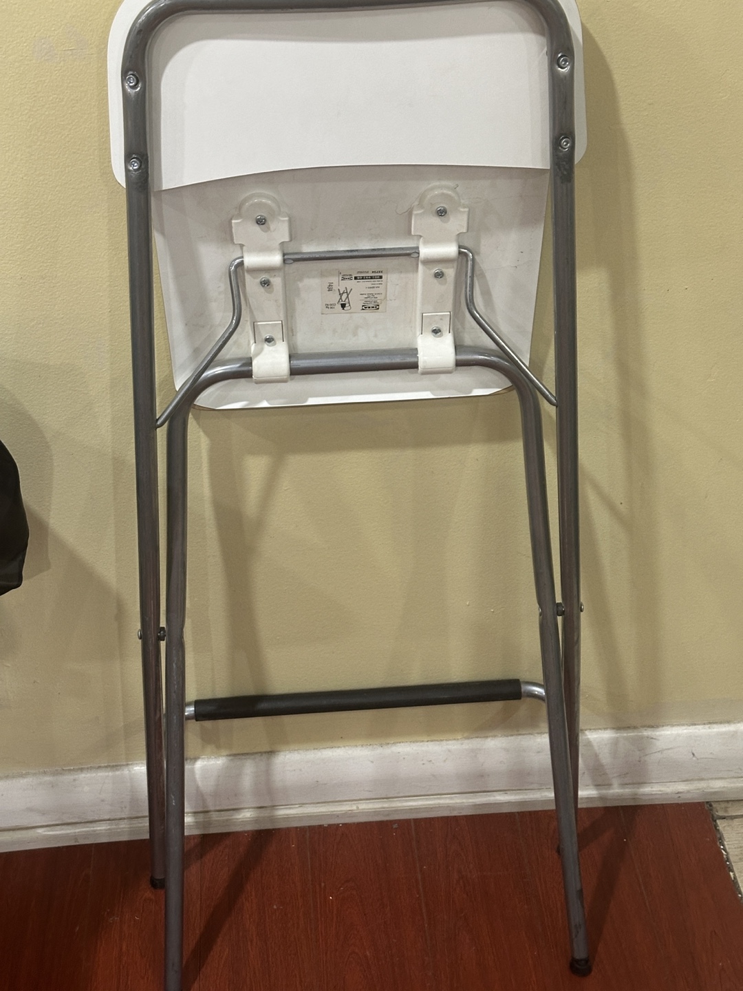 FRANKLIN White Folding Bar Stool - photo 3