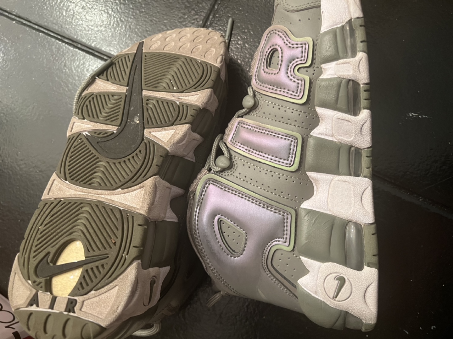 Nike More Uptempo - green (women’s size 8) - photo 3
