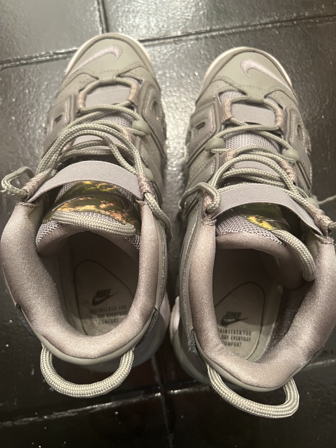 Nike More Uptempo - green (women’s size 8) - photo 2