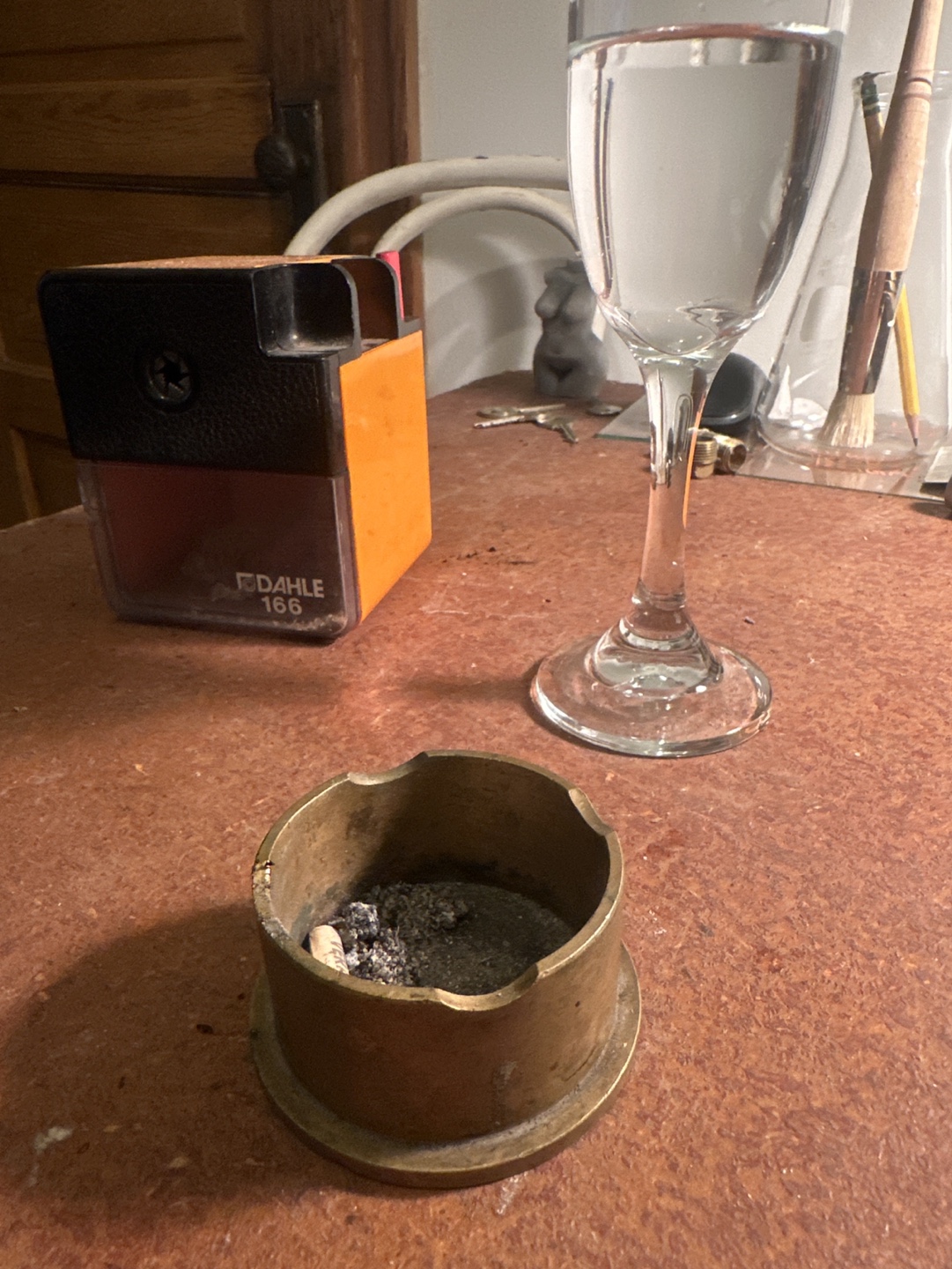Trench art ashtray