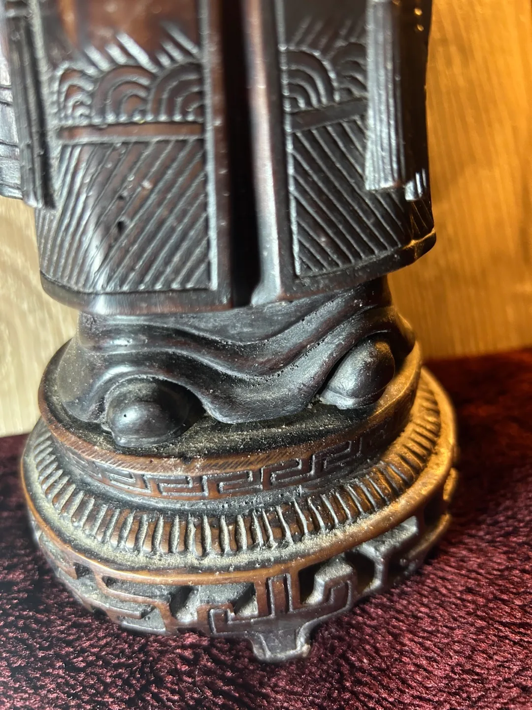 Antique Carved Statue of Chinese Scholar image indicator(3)