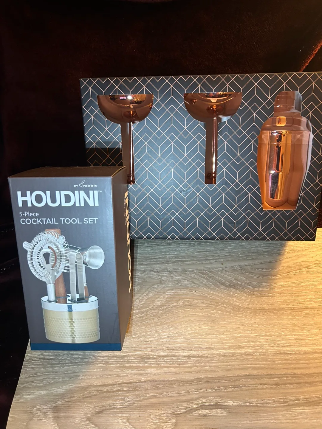 Luxehabitat Rose Gold Cocktail Shaker Set image indicator(7)