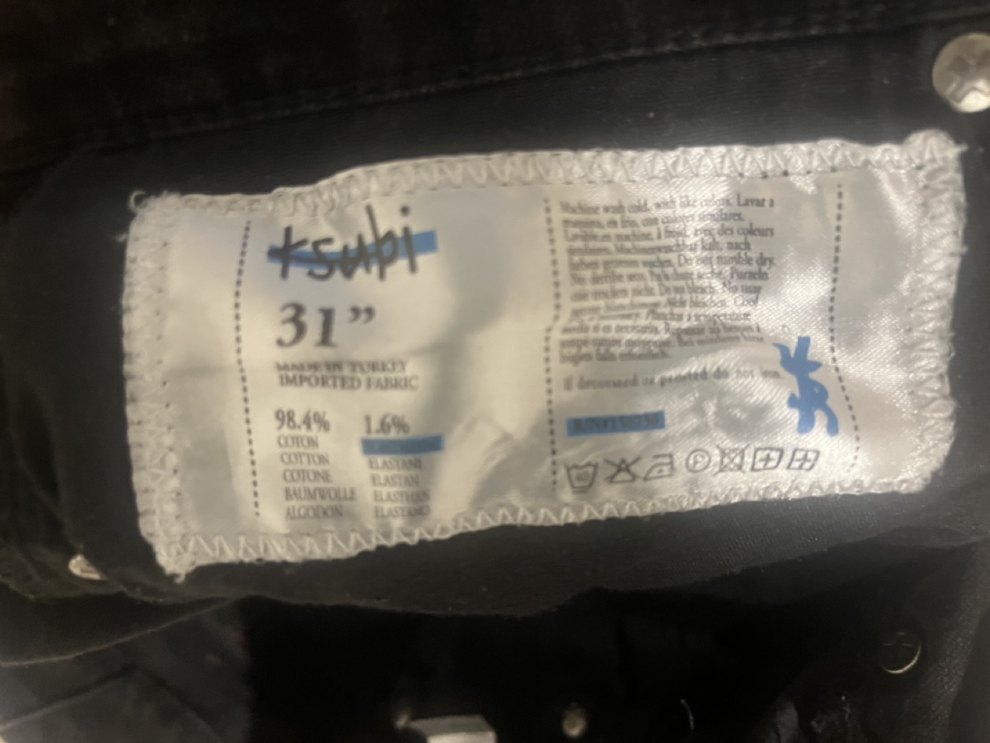 Tsubi 31" Black Jeans - photo 3