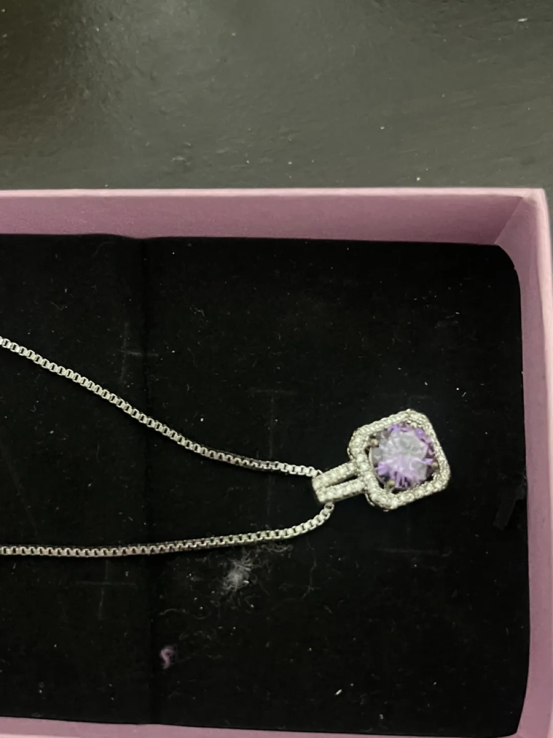 Amethyst Pendant Necklace #Freecycle thumbnail