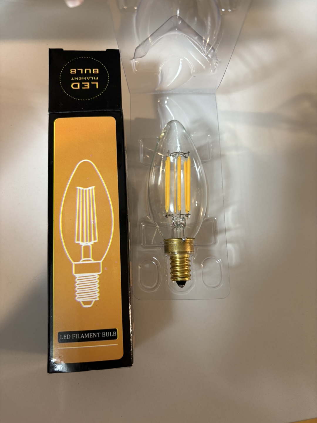 OMAYKEY 6W Dimmable LED Candelabra Bulbs - photo 3