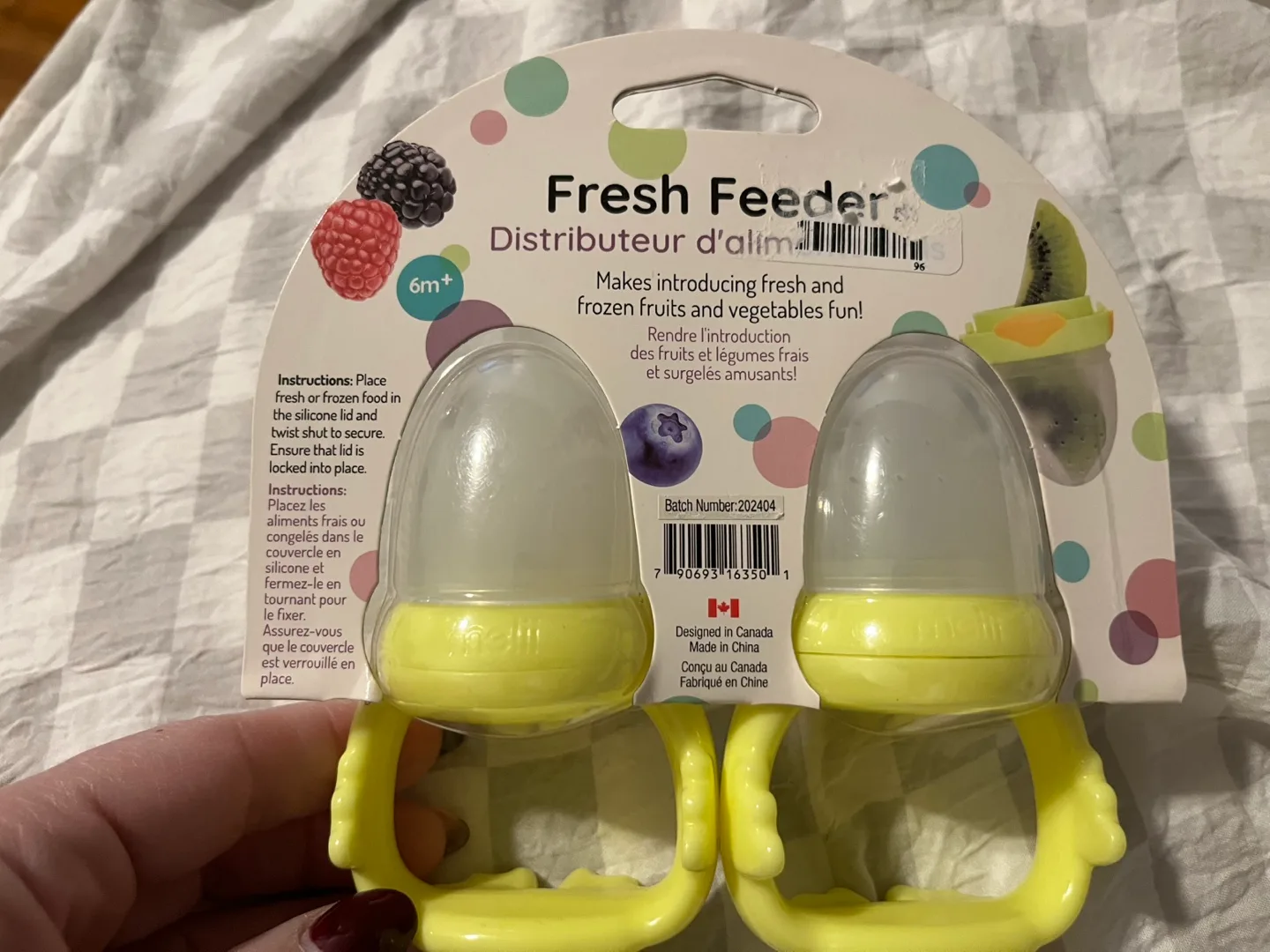 Mellii Silicone Duck Fresh Food Feeder & Teether (2 Pack) image indicator(3)