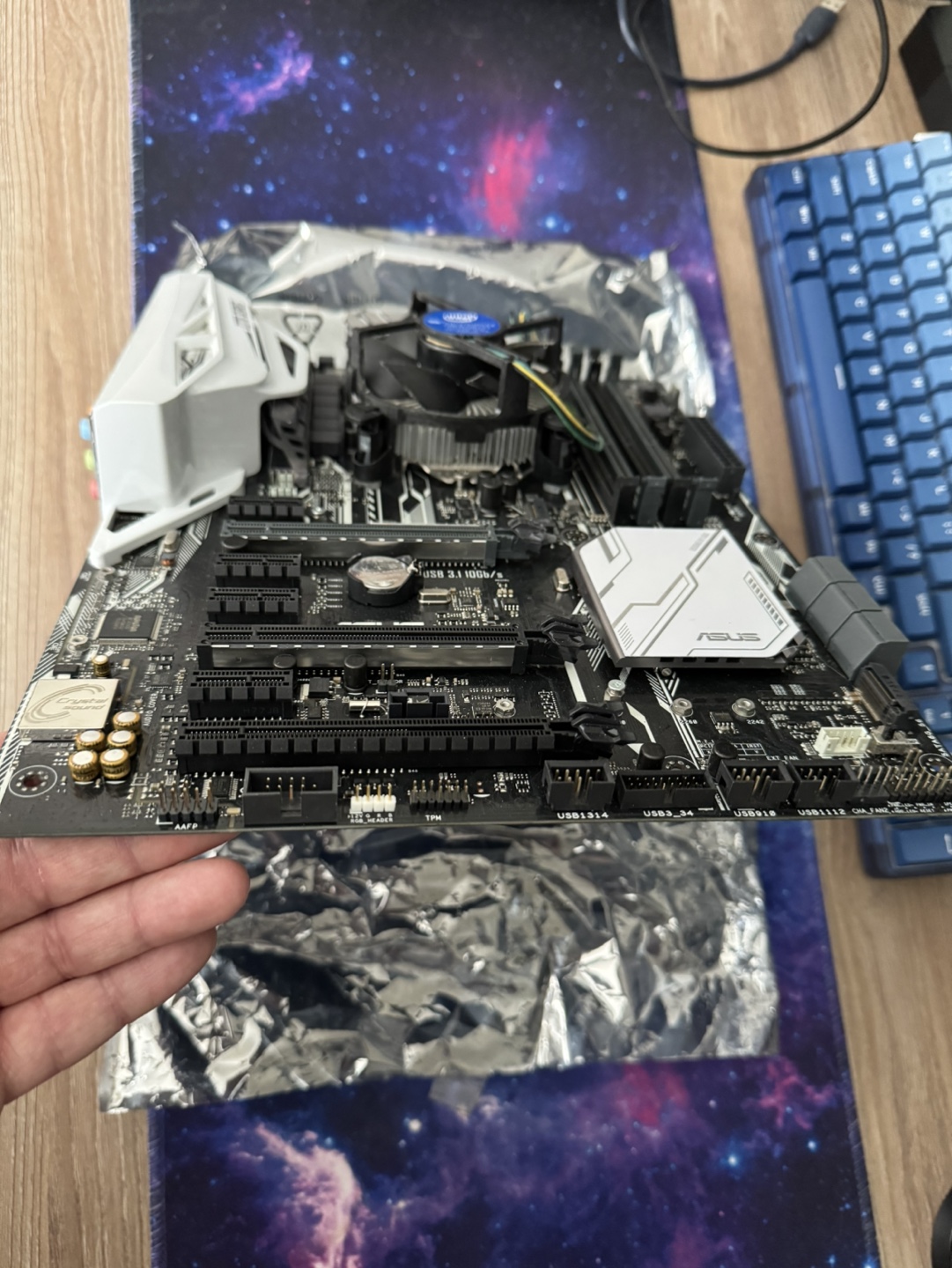 Intel i5-7600 + ASUS PRIME Z270-A Motherboard + Intel Cooler - photo 3