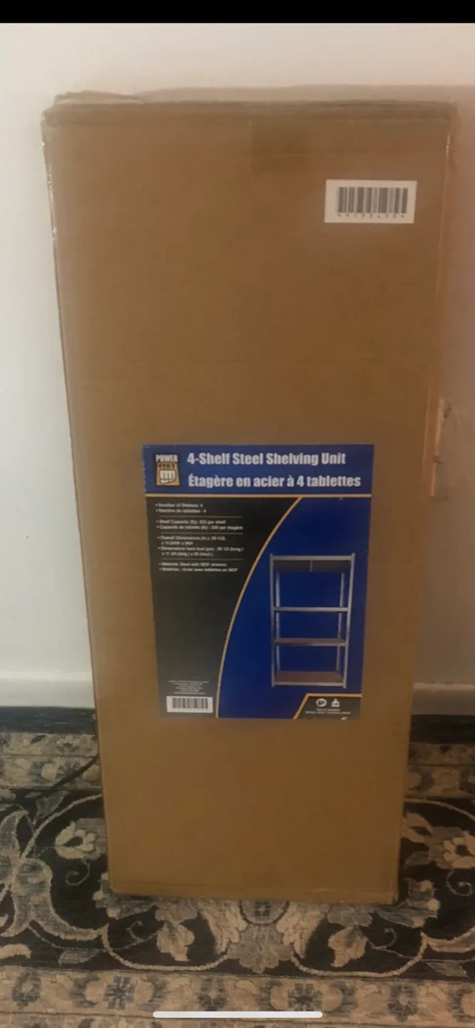 New 4-Shelf Steel Shelving Unit image indicator(2)