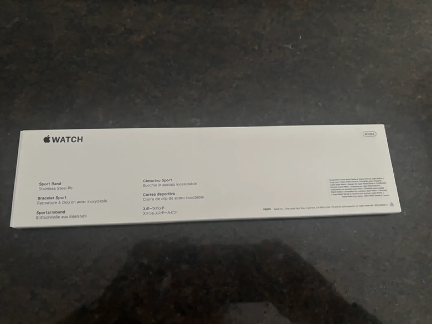 Apple Watch 40mm Sport Band Only - White image indicator(2)