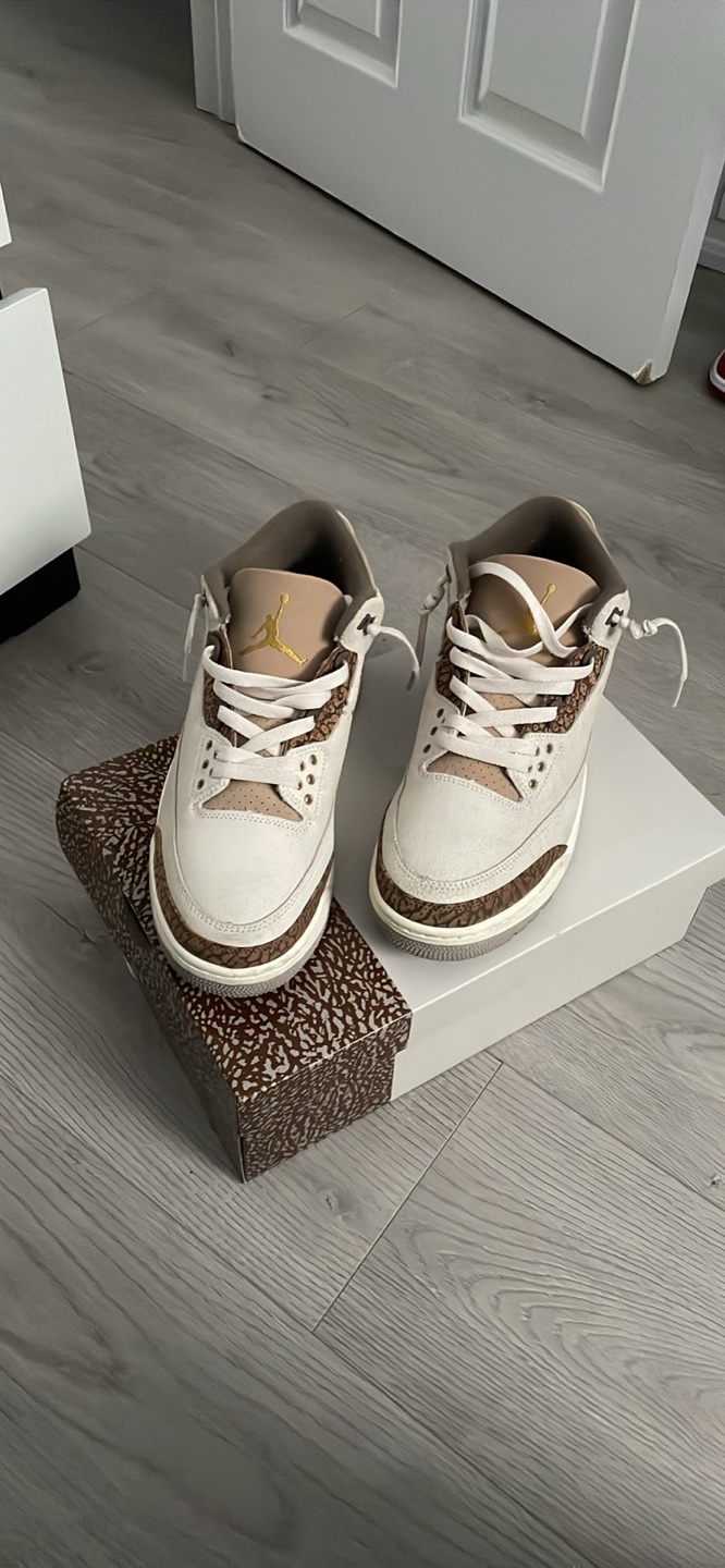 Air Jordan 3 Retro Orewood Brown Metallic Gold Size 9