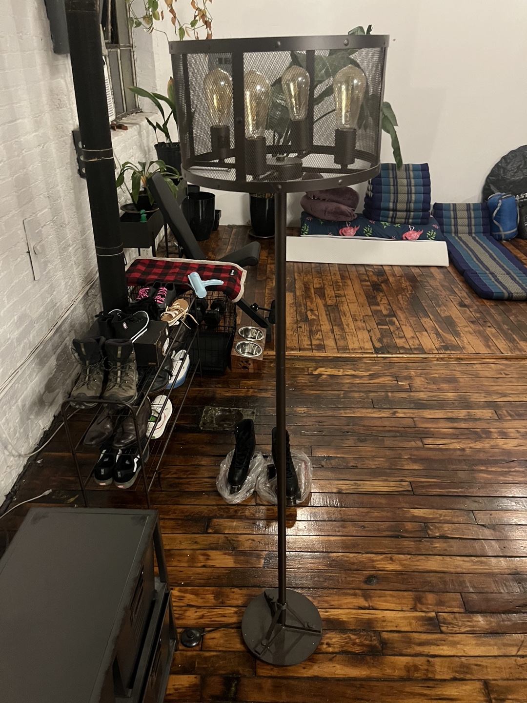 Industrial Metal Floor Lamp with floor clicker - photo 3