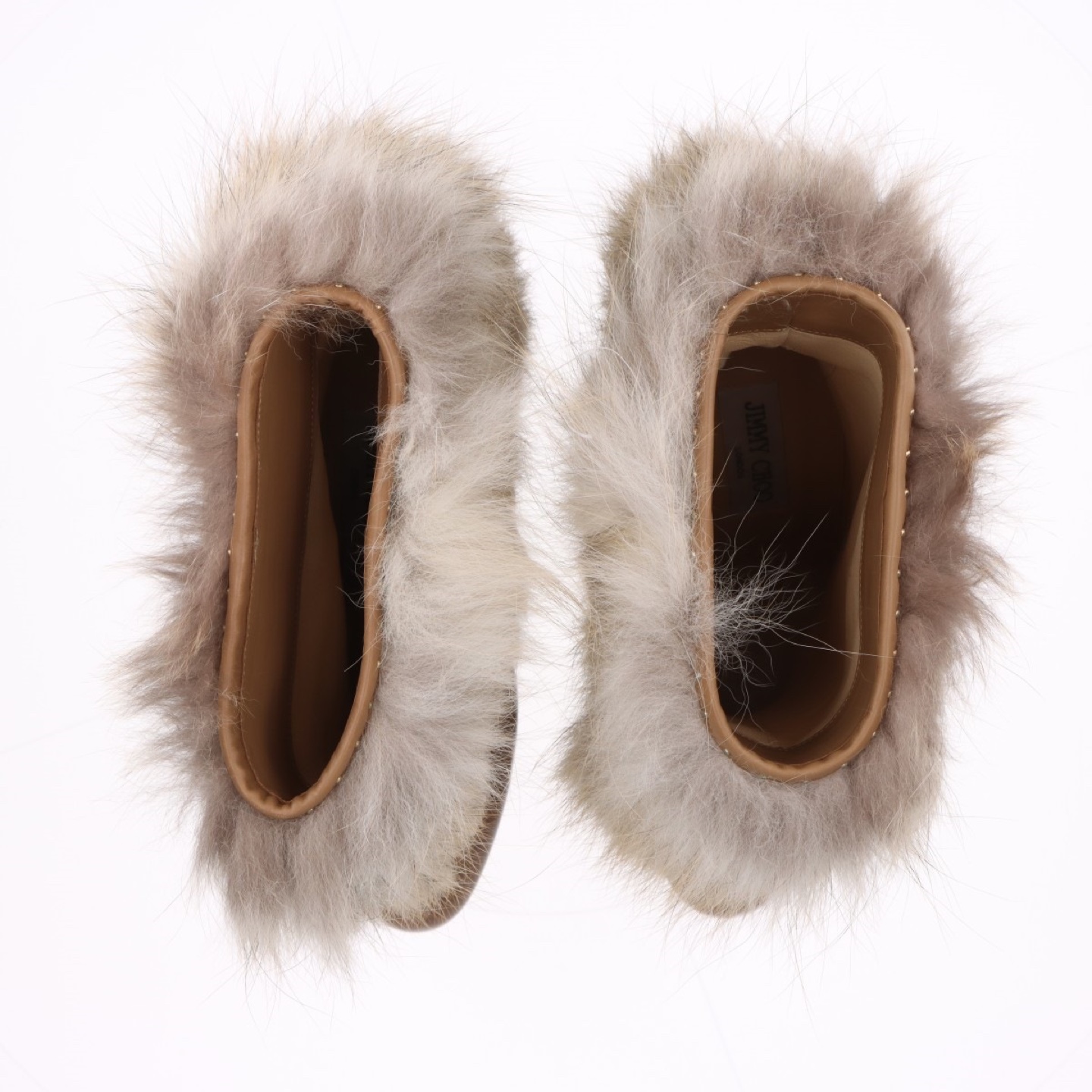 Jimmy Choo Fox Fur Trimmed Platform Boots - photo 5