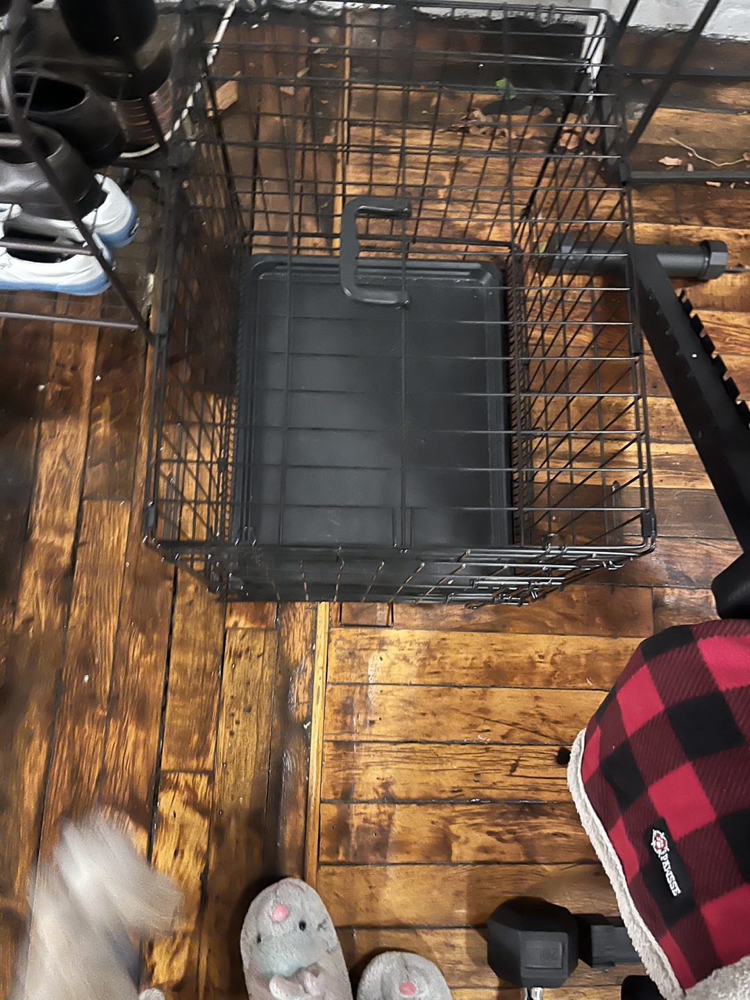Small black dog crate - photo 2