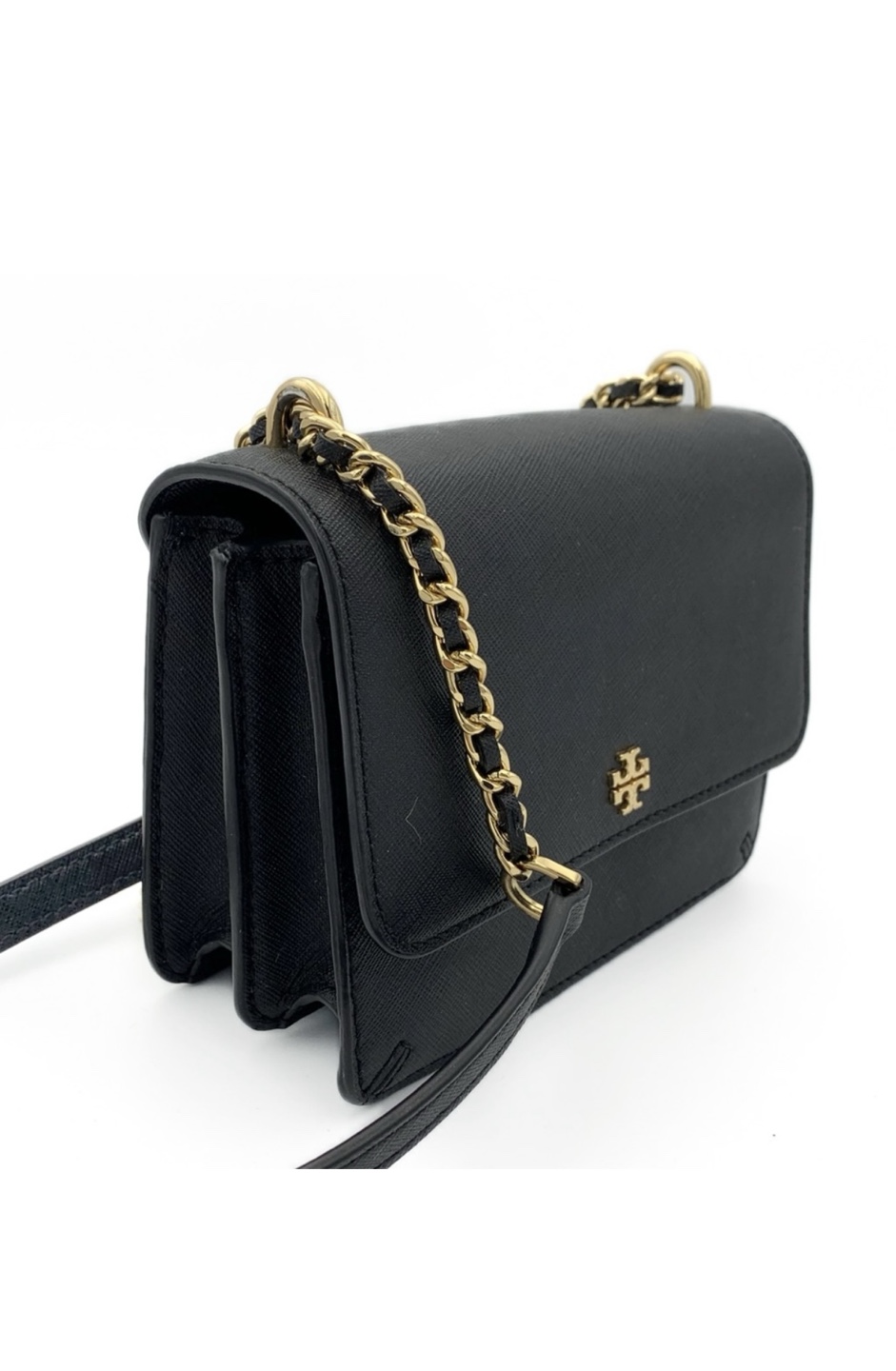 Tory Burch Black Leather Crossbody Bag