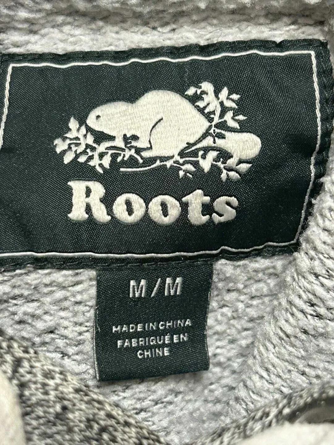 Roots Grey Heather Hoodie - Size Medium image indicator(2)