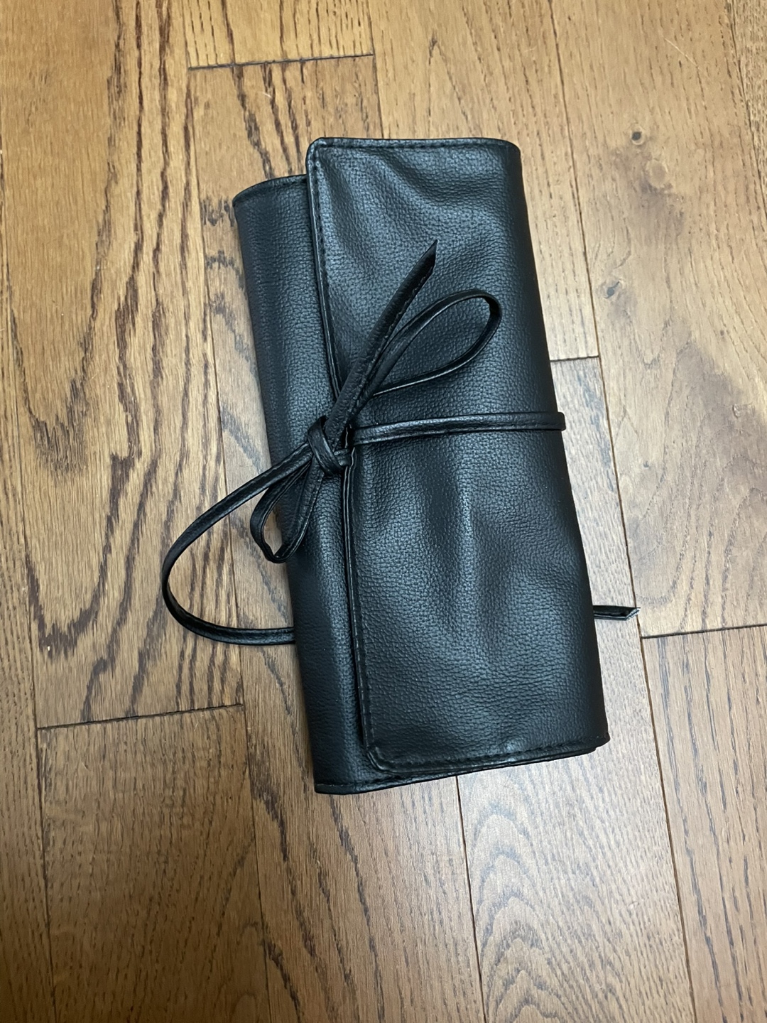 Black Makeup Brush Roll/Tie belt - photo 2